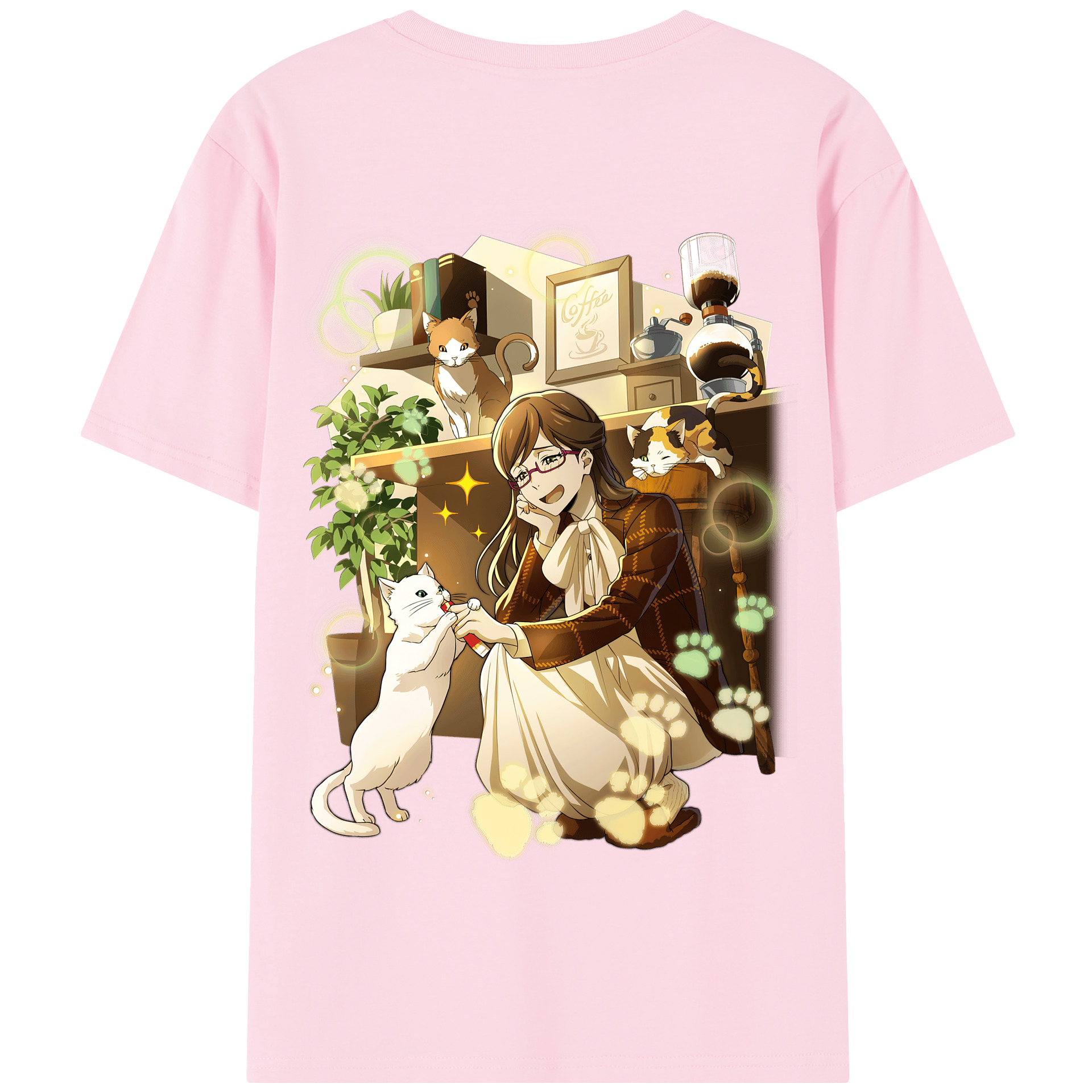 （画像用） 文豪ストレイドッグス Bungo Stray Dogs 綿100％半袖Tシャツ（背面プリント）