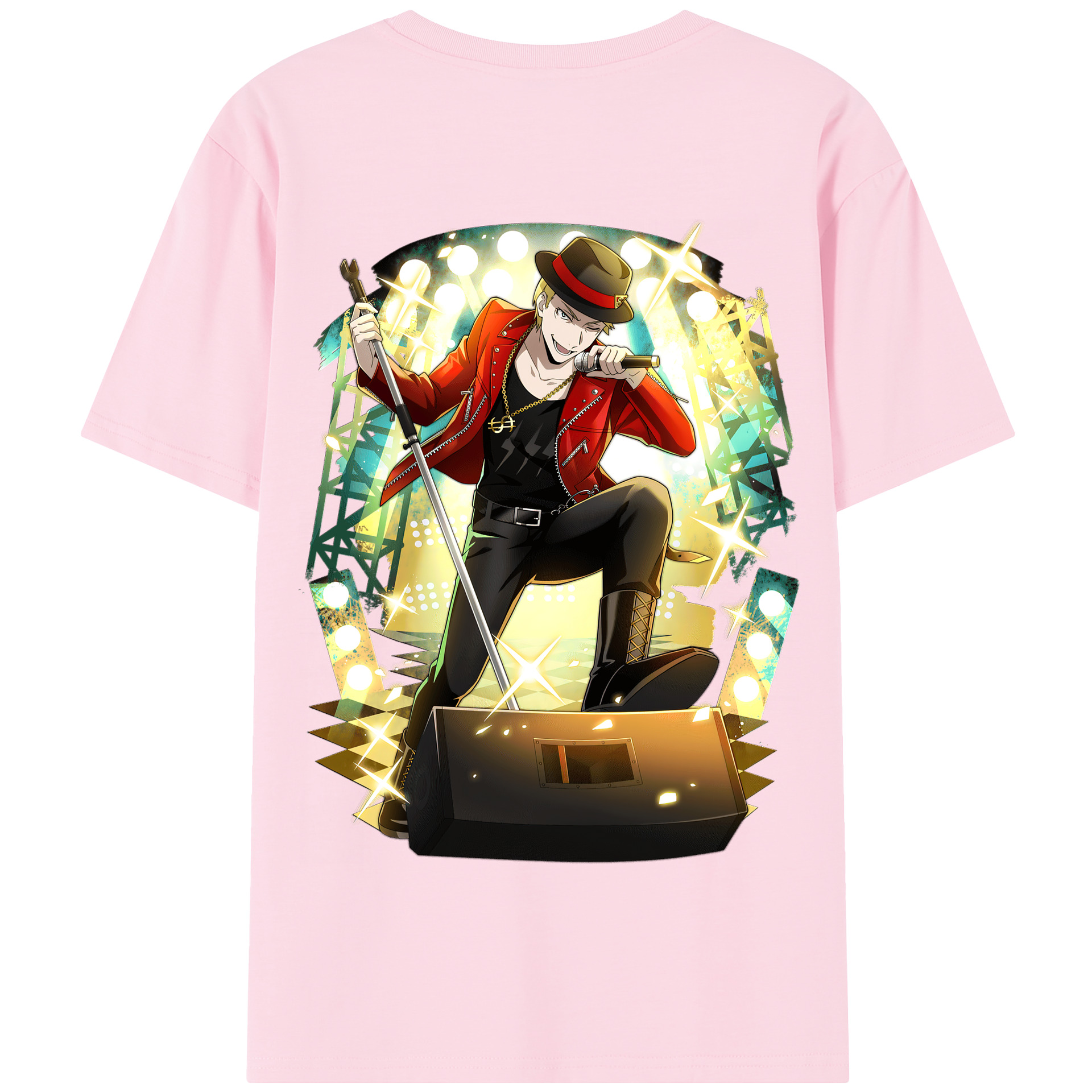 （画像用） 文豪ストレイドッグス Bungo Stray Dogs 綿100％半袖Tシャツ（背面プリント）