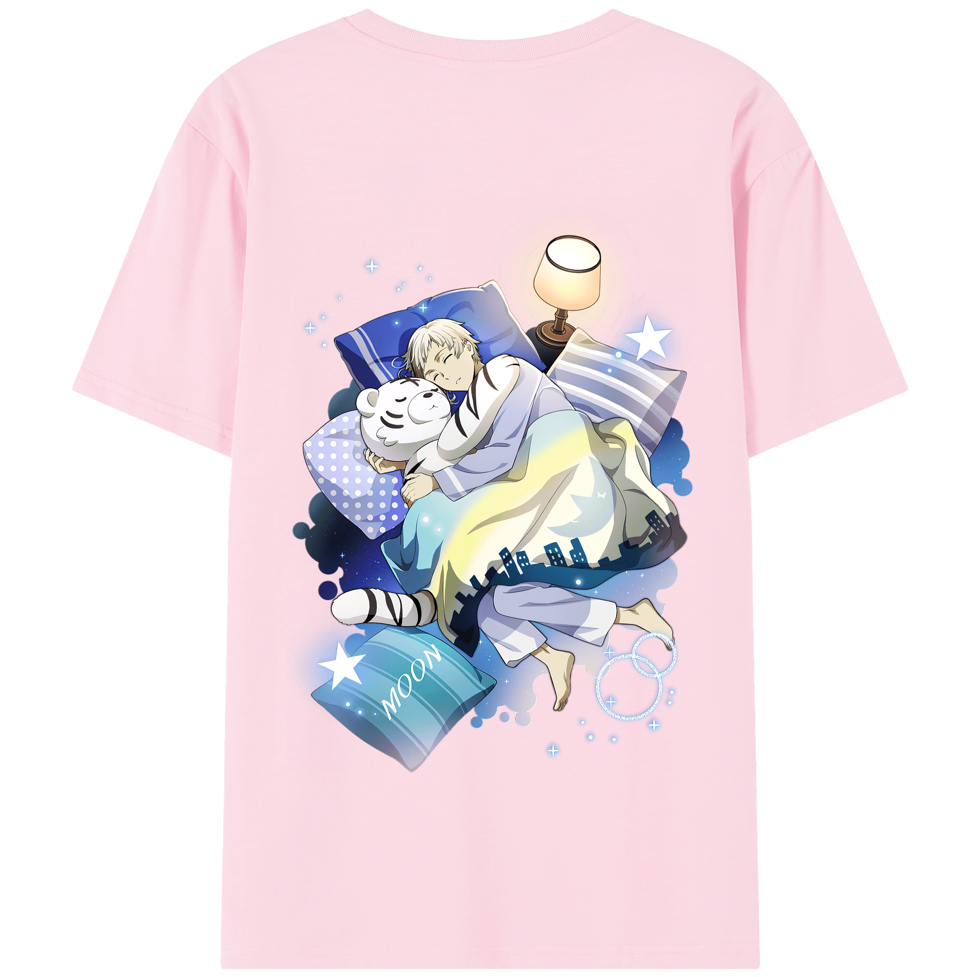 （画像用） 文豪ストレイドッグス Bungo Stray Dogs 綿100％半袖Tシャツ（背面プリント）
