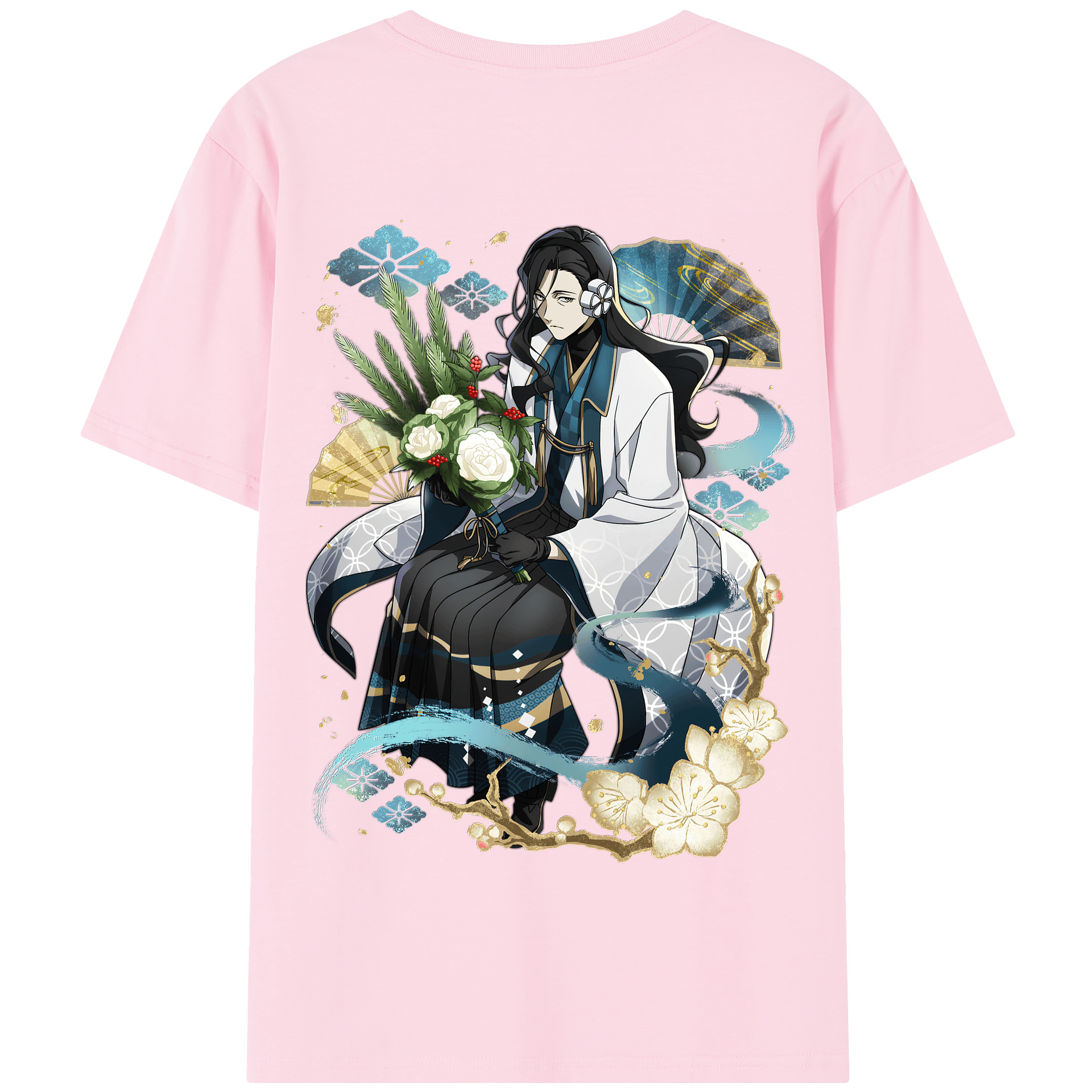 （画像用） 文豪ストレイドッグス Bungo Stray Dogs 綿100％半袖Tシャツ（背面プリント）