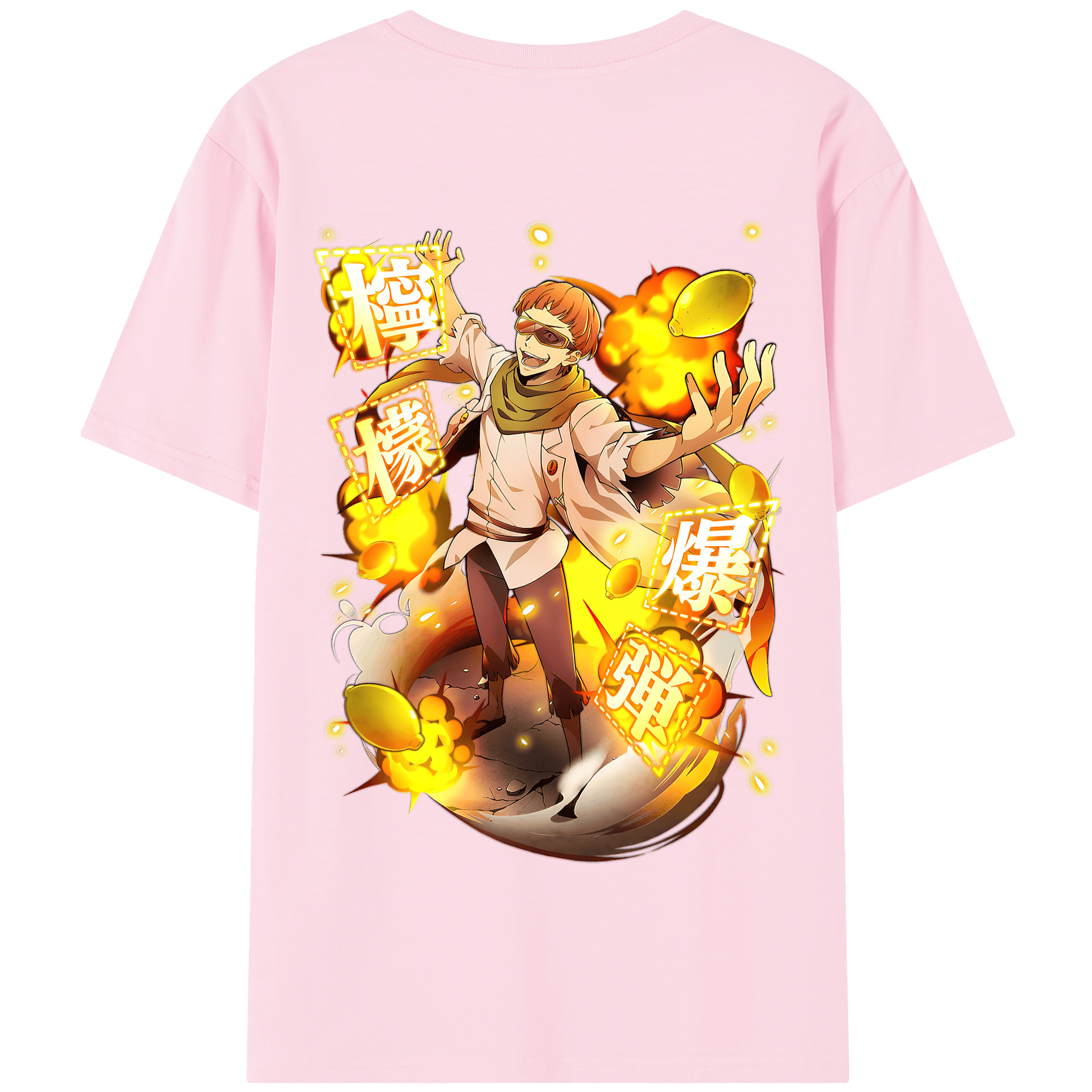 （画像用） 文豪ストレイドッグス Bungo Stray Dogs 綿100％半袖Tシャツ（背面プリント）