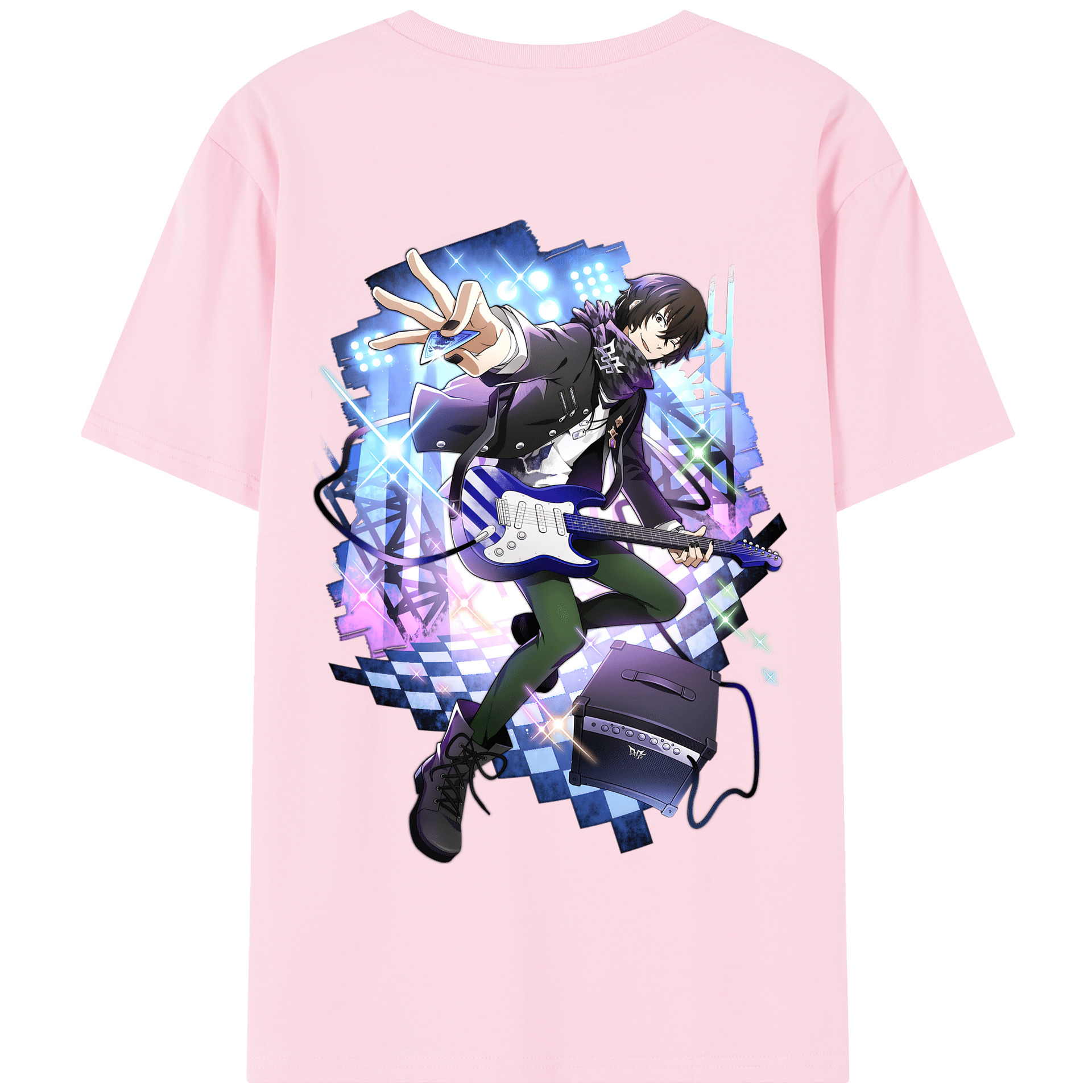 （画像用） 文豪ストレイドッグス Bungo Stray Dogs 綿100％半袖Tシャツ（背面プリント）