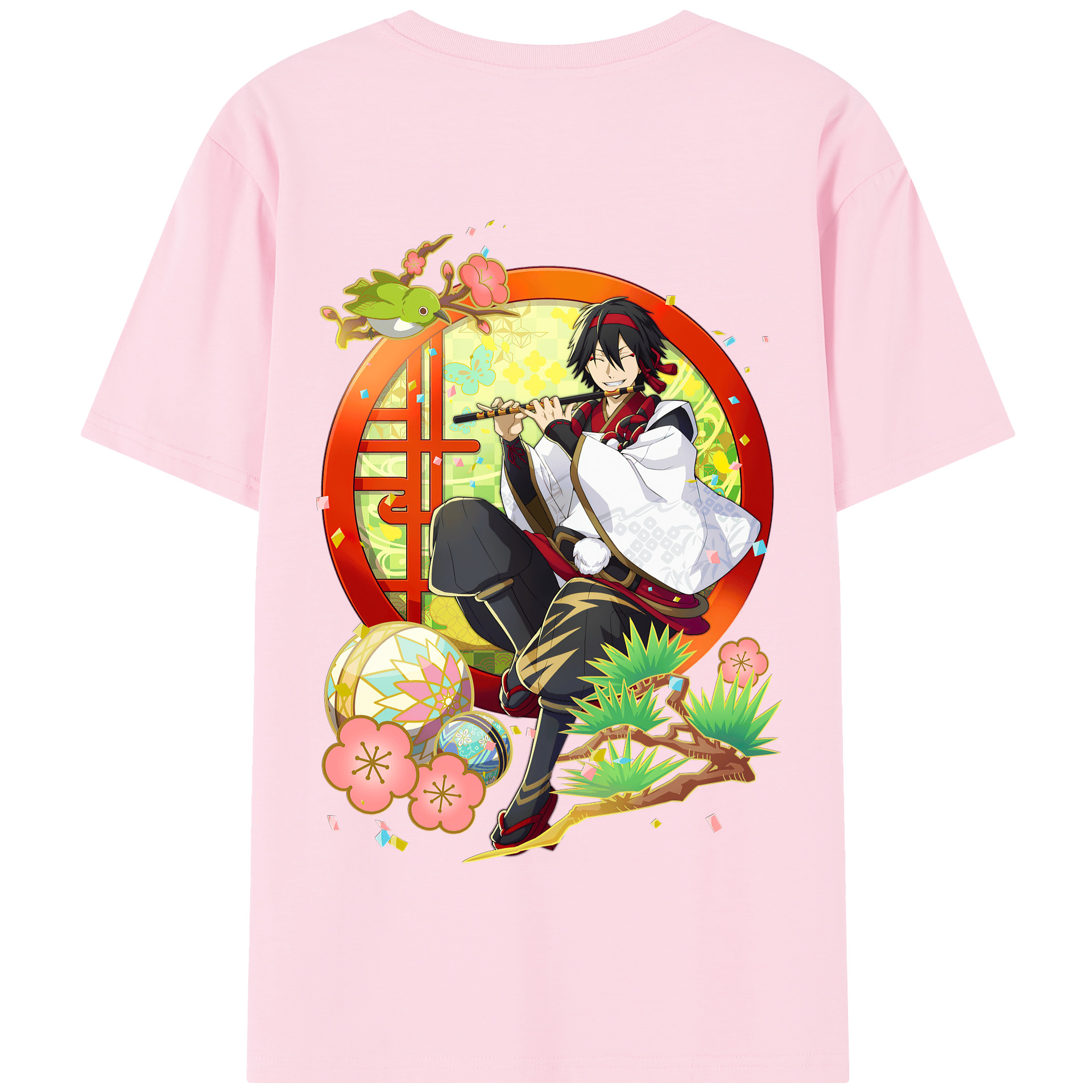 （画像用） 文豪ストレイドッグス Bungo Stray Dogs 綿100％半袖Tシャツ（背面プリント）