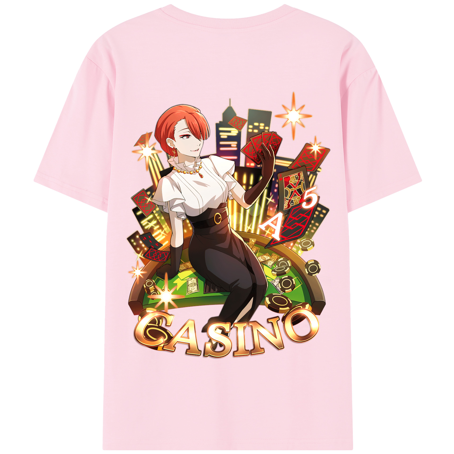 （画像用） 文豪ストレイドッグス Bungo Stray Dogs 綿100％半袖Tシャツ（背面プリント）