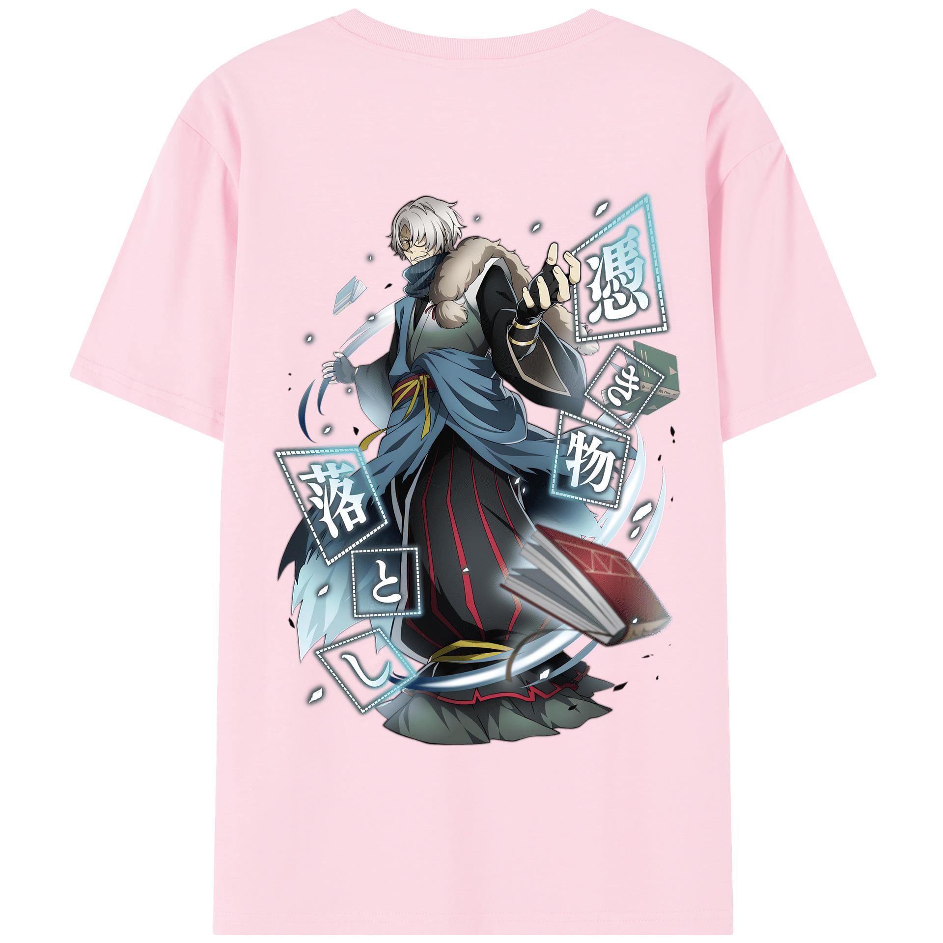 （画像用） 文豪ストレイドッグス Bungo Stray Dogs 綿100％半袖Tシャツ（背面プリント）