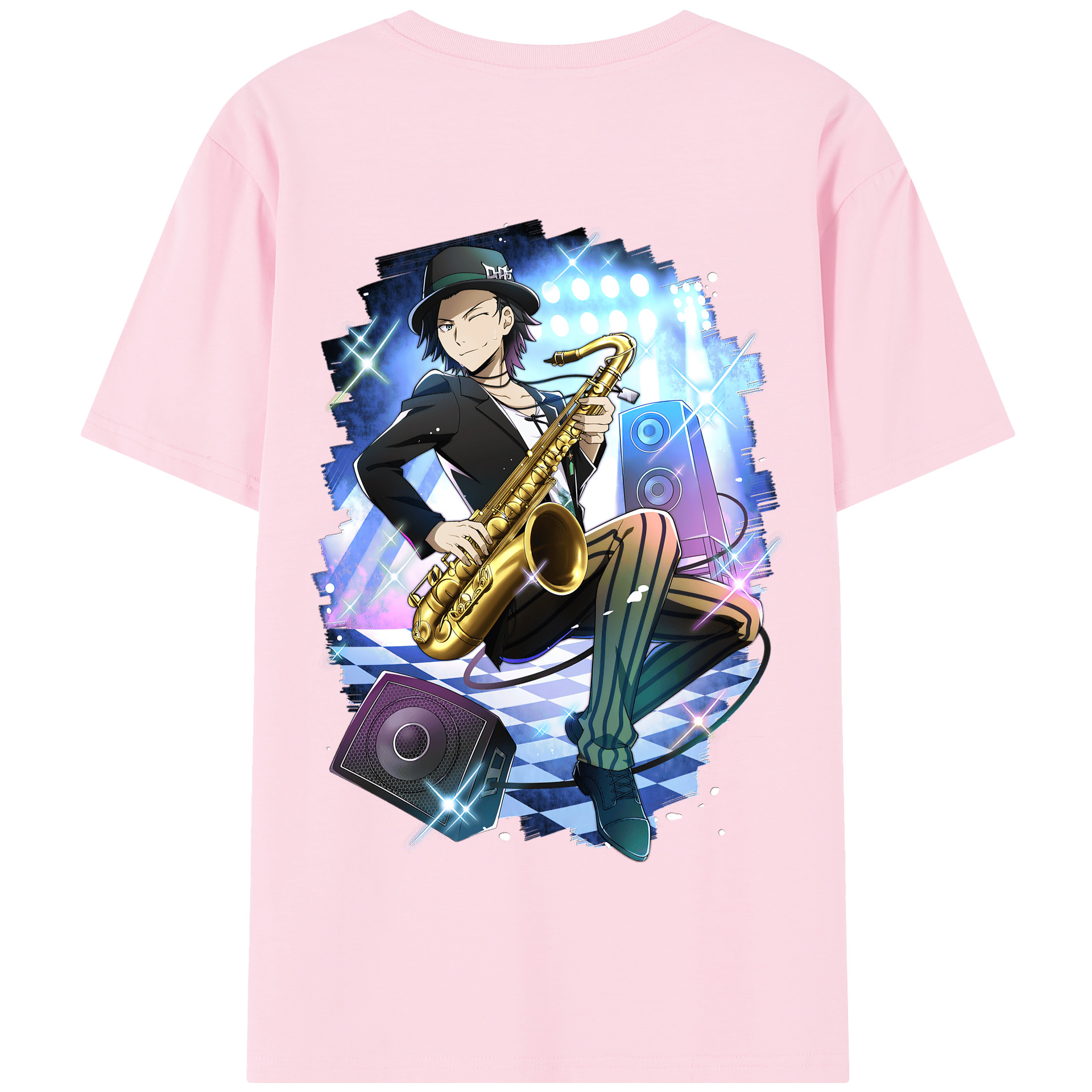 （画像用） 文豪ストレイドッグス Bungo Stray Dogs 綿100％半袖Tシャツ（背面プリント）