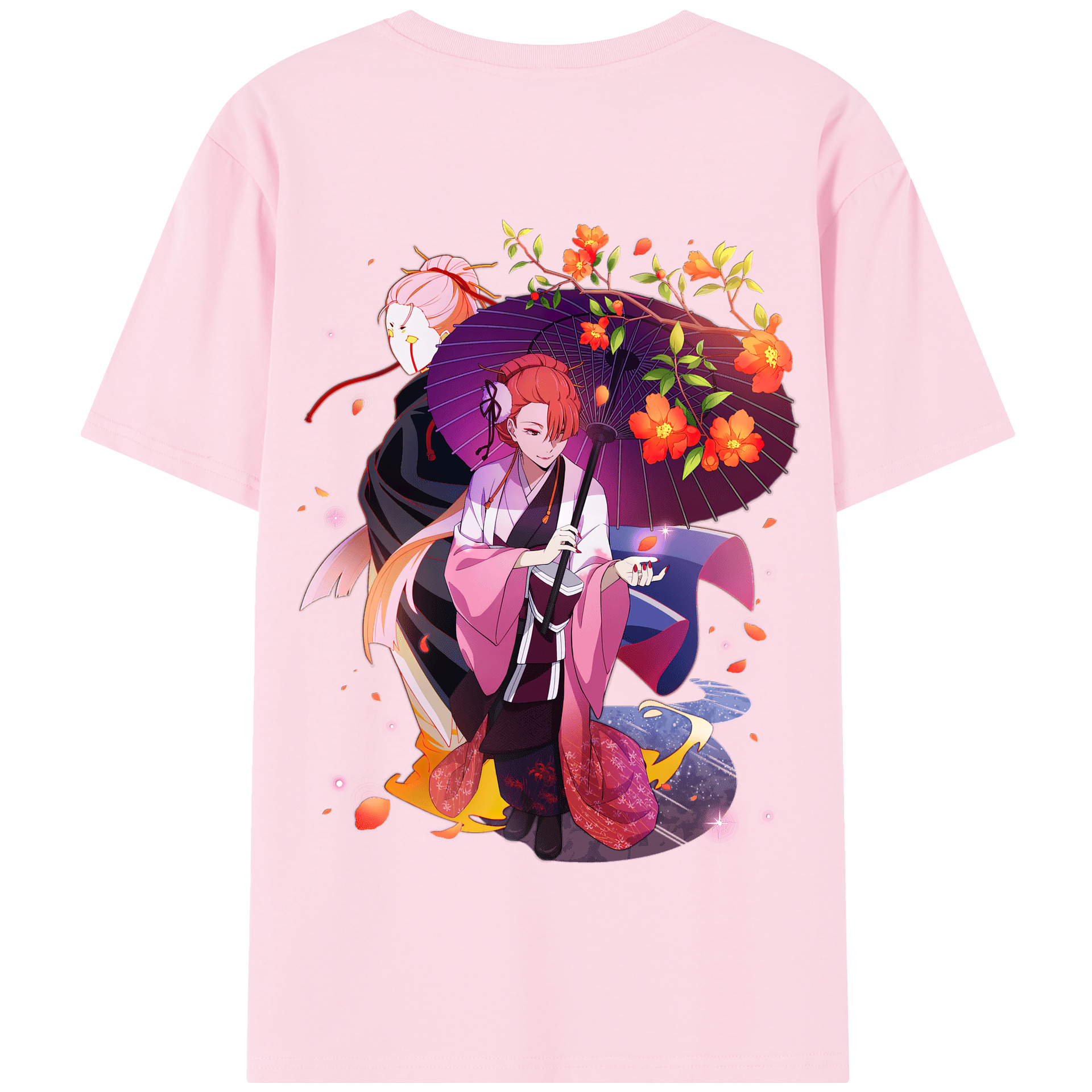 （画像用） 文豪ストレイドッグス Bungo Stray Dogs 綿100％半袖Tシャツ（背面プリント）