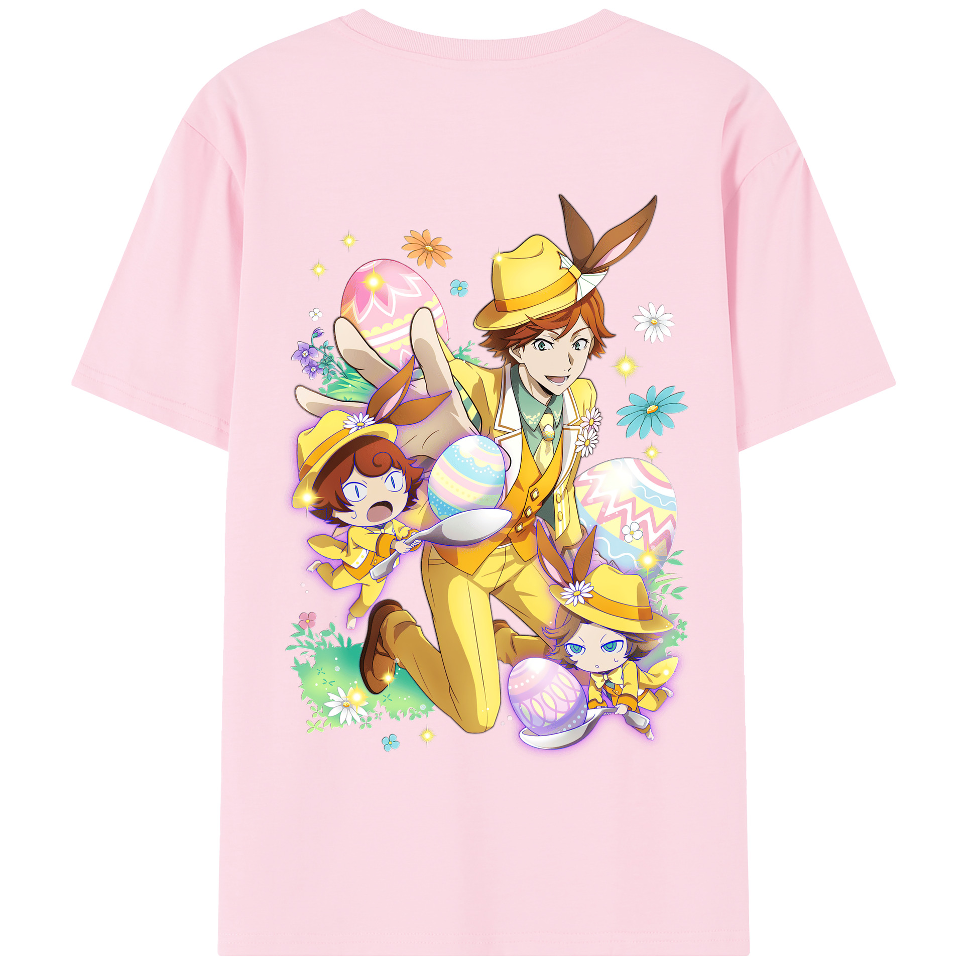 （画像用） 文豪ストレイドッグス Bungo Stray Dogs 綿100％半袖Tシャツ（背面プリント）