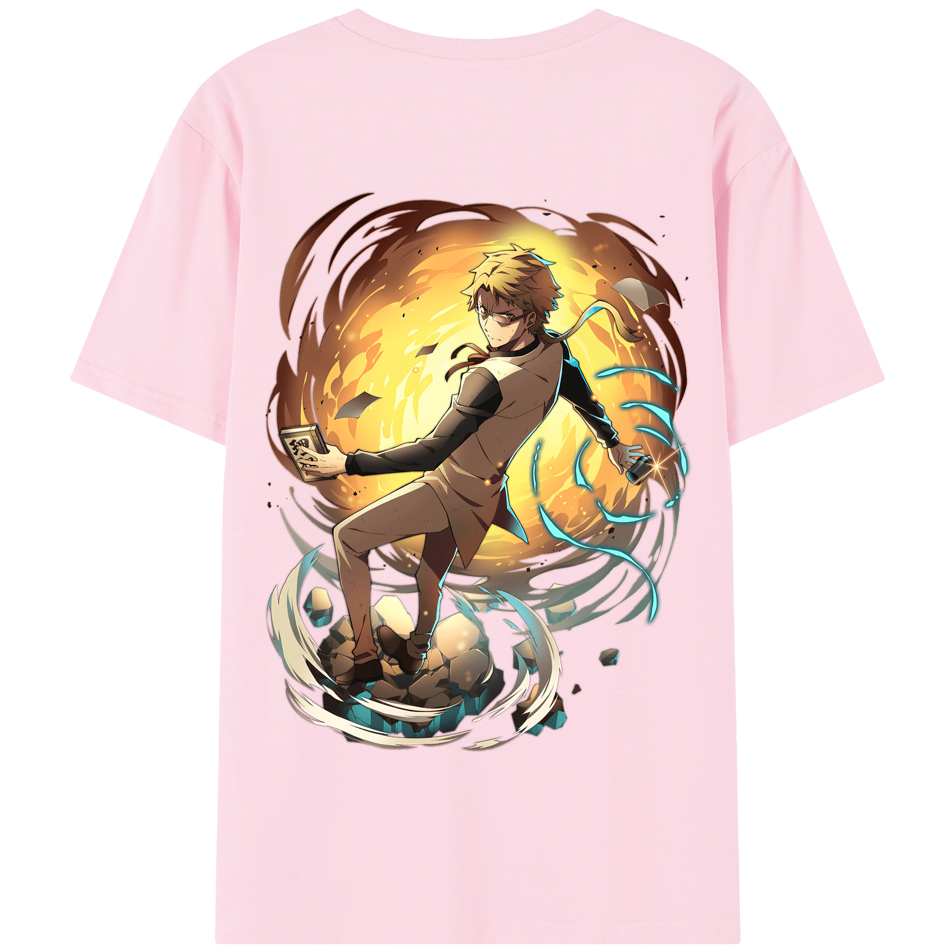 （画像用） 文豪ストレイドッグス Bungo Stray Dogs 綿100％半袖Tシャツ（背面プリント）
