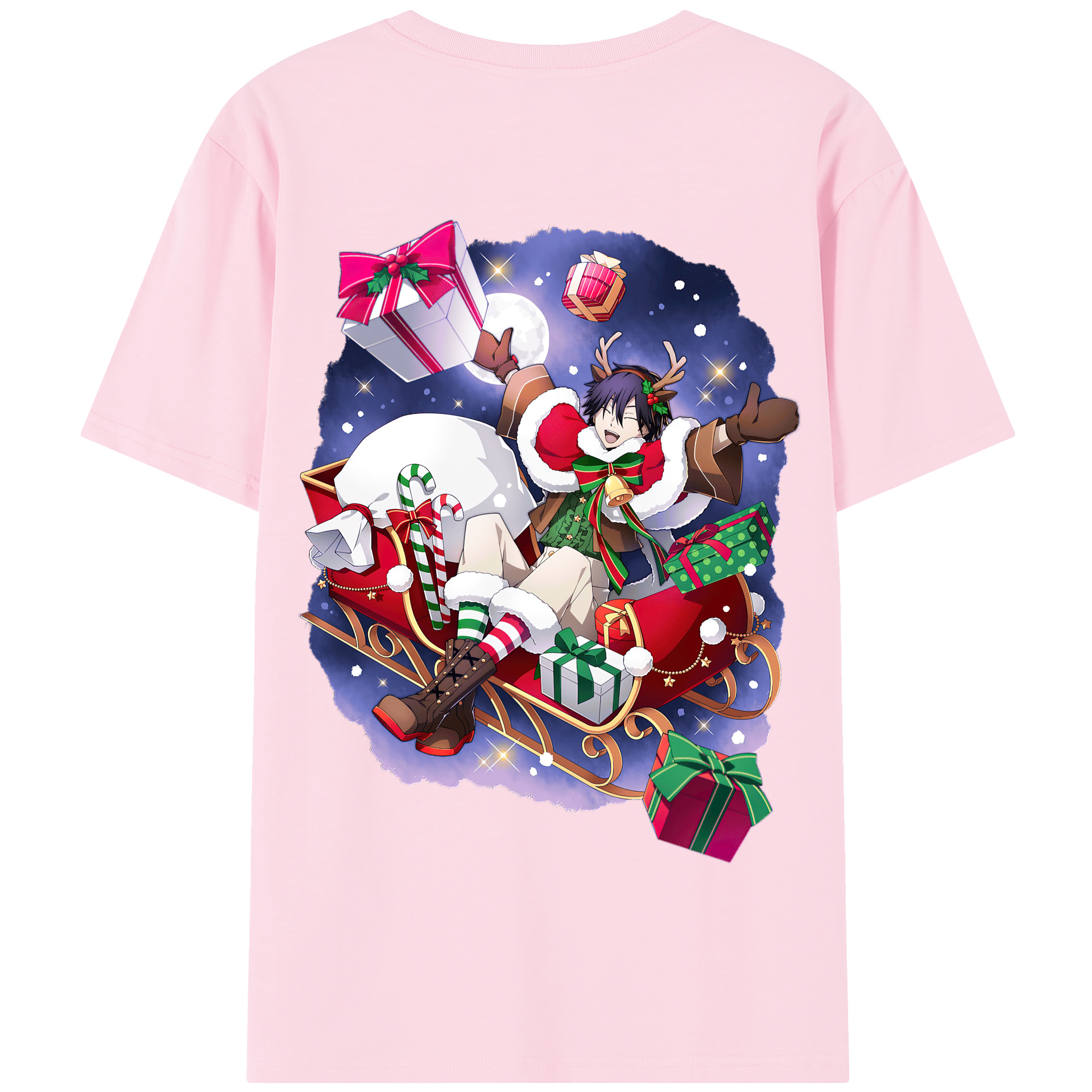 （画像用） 文豪ストレイドッグス Bungo Stray Dogs 綿100％半袖Tシャツ（背面プリント）
