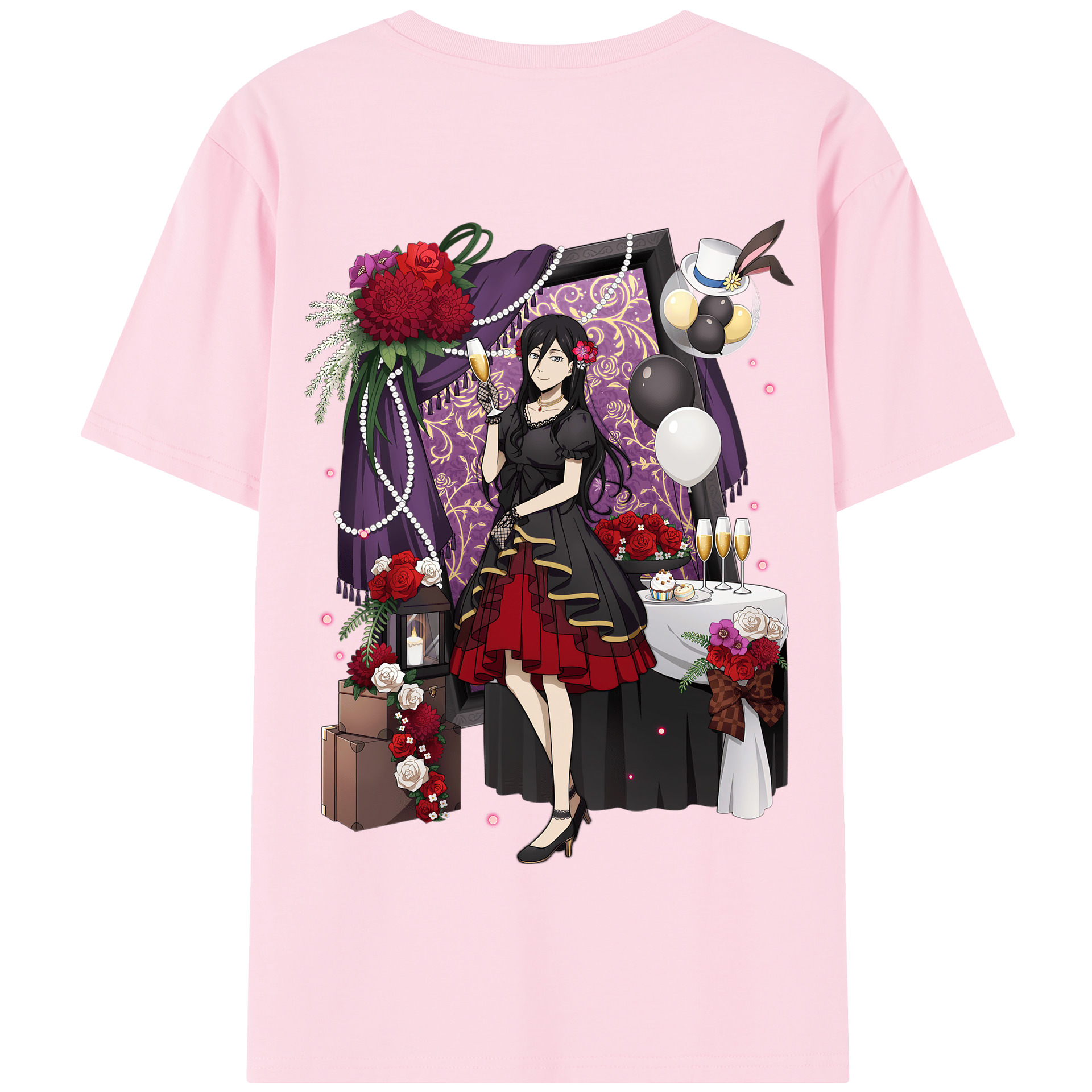 （画像用） 文豪ストレイドッグス Bungo Stray Dogs 綿100％半袖Tシャツ（背面プリント）