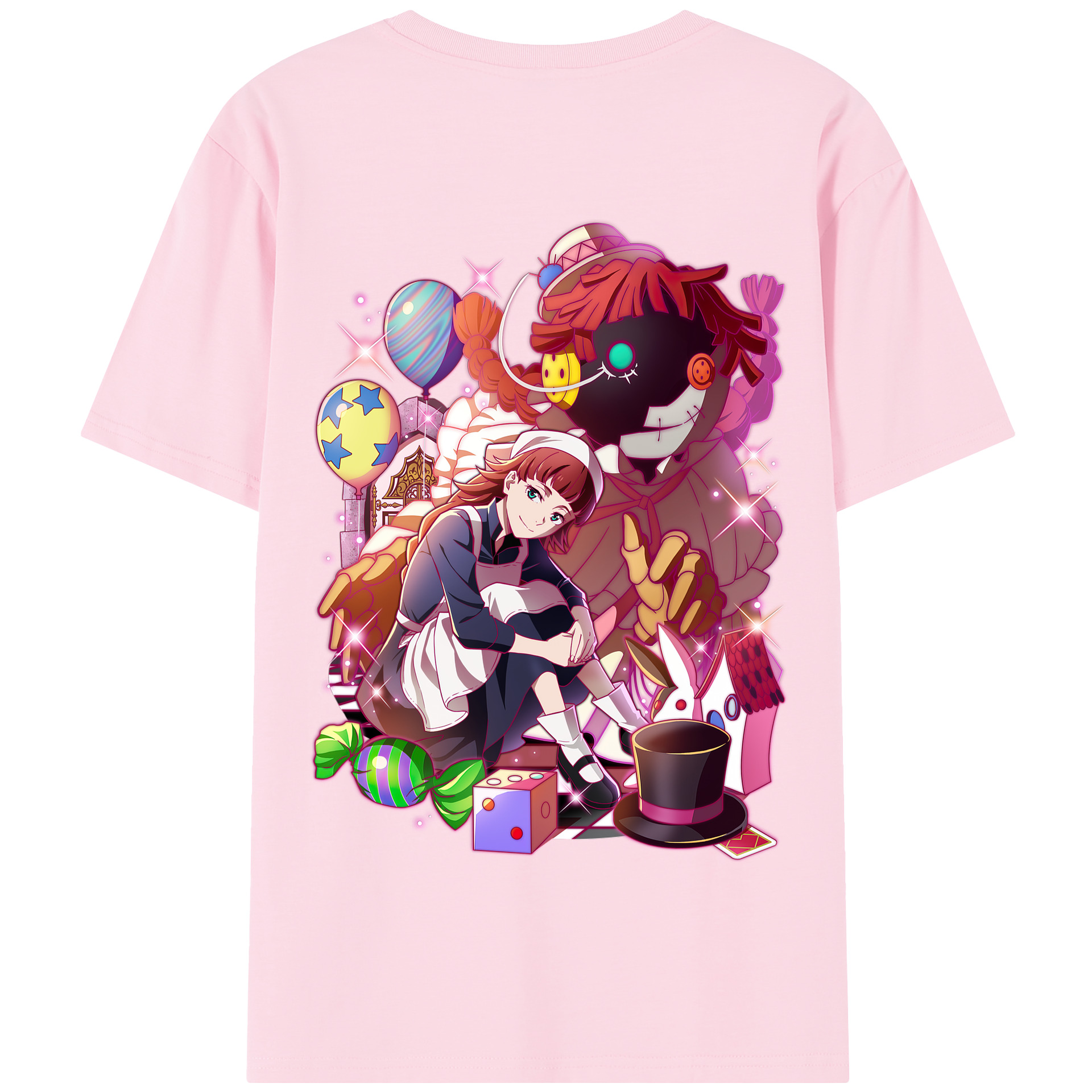 （画像用） 文豪ストレイドッグス Bungo Stray Dogs 綿100％半袖Tシャツ（背面プリント）