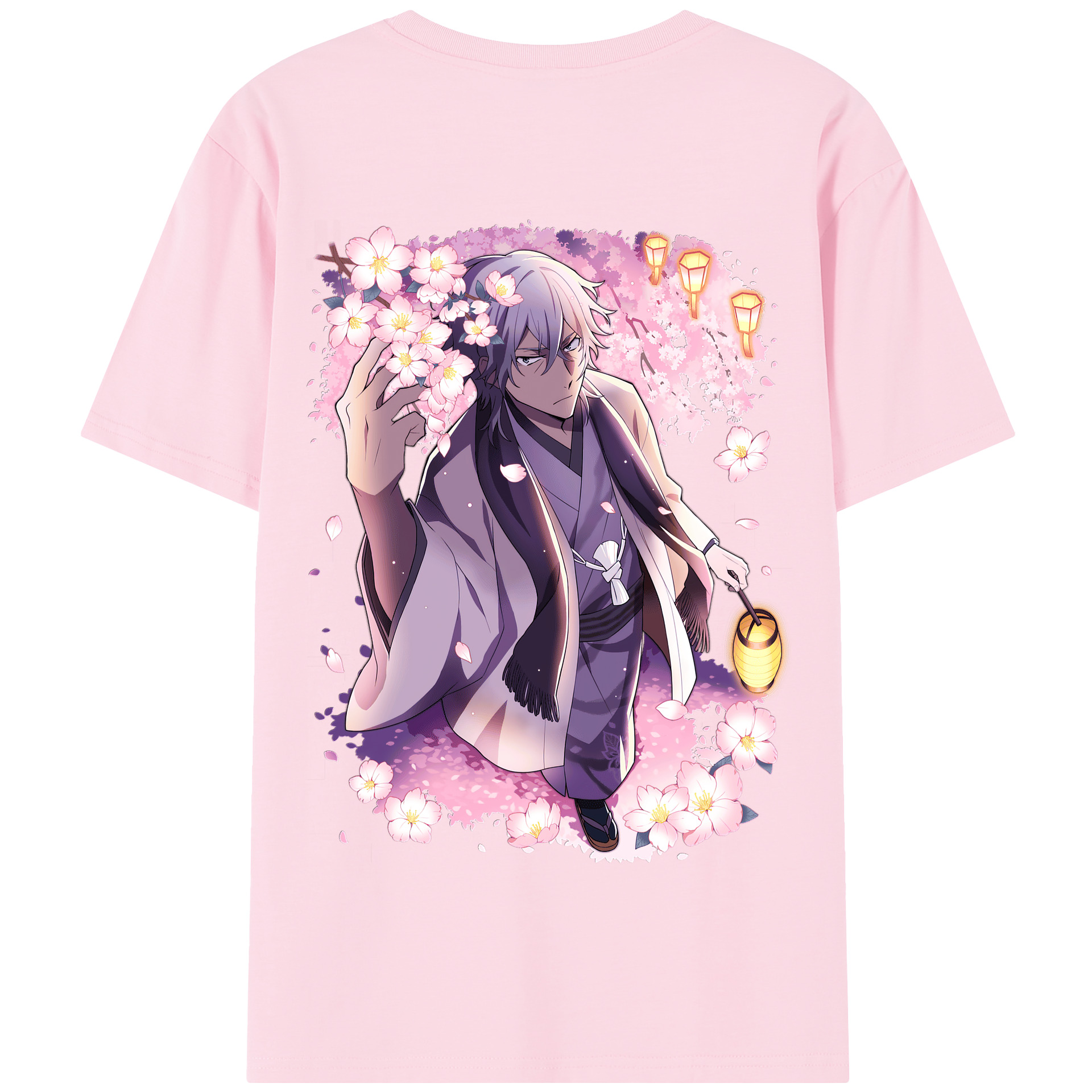 （画像用） 文豪ストレイドッグス Bungo Stray Dogs 綿100％半袖Tシャツ（背面プリント）