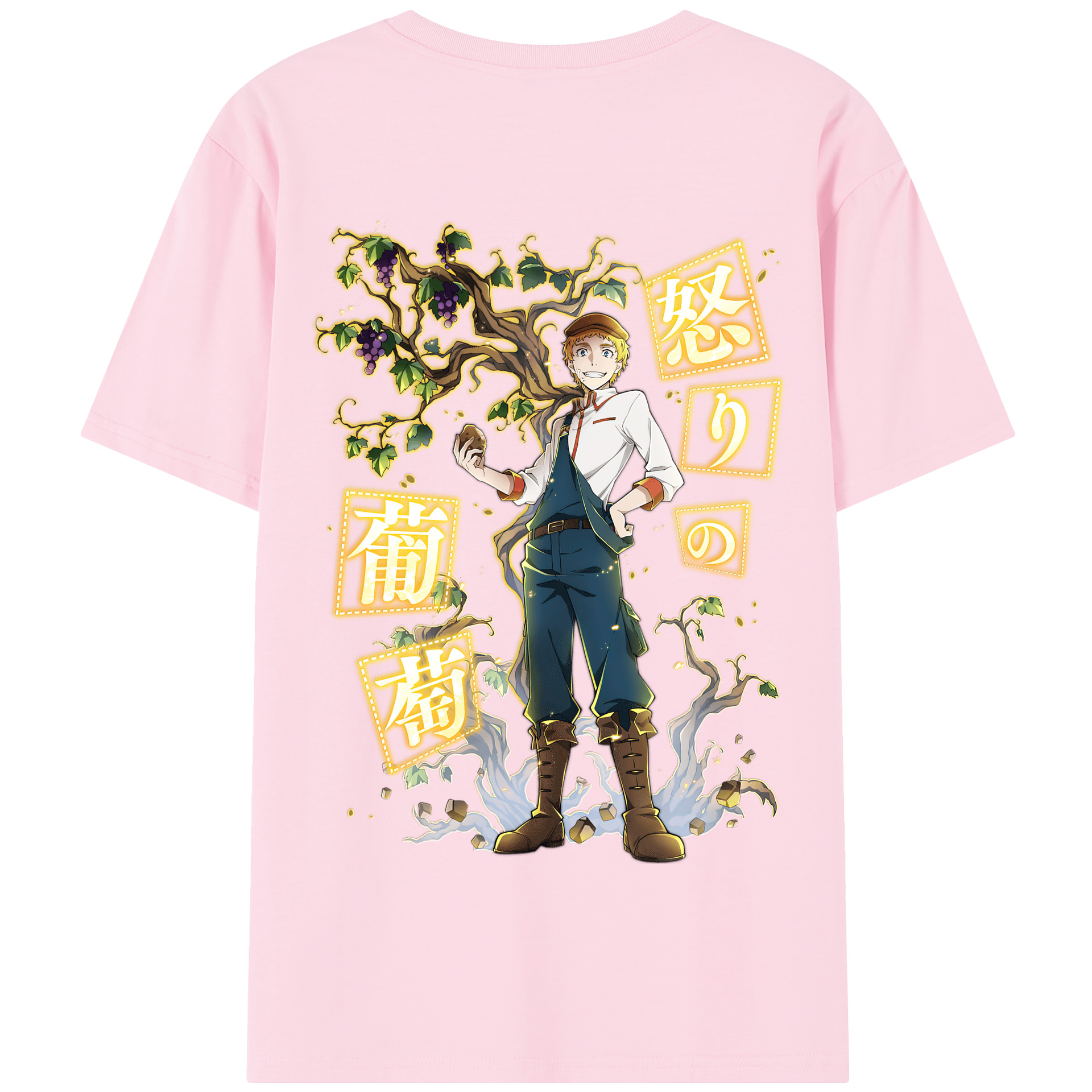 （画像用） 文豪ストレイドッグス Bungo Stray Dogs 綿100％半袖Tシャツ（背面プリント）