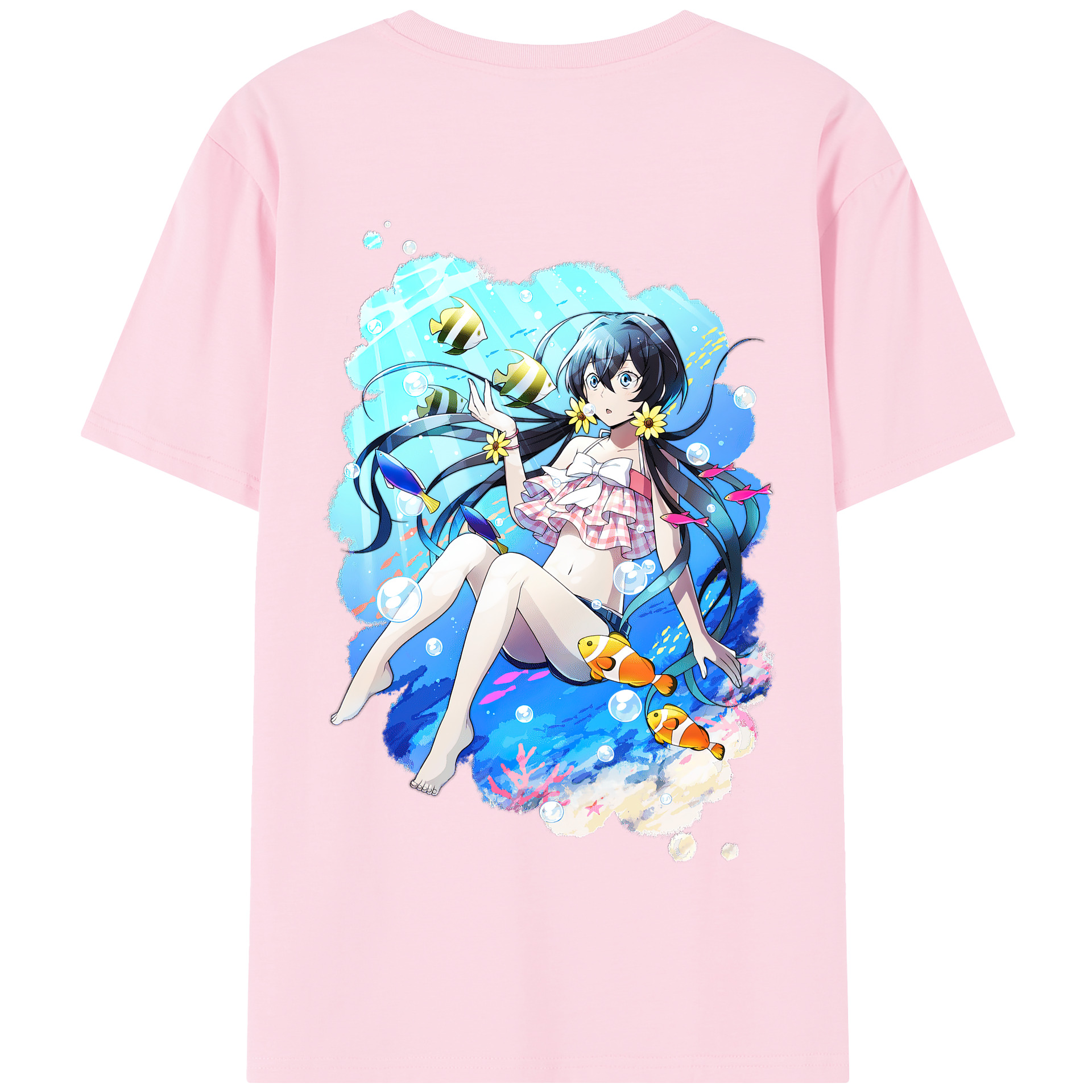（画像用） 文豪ストレイドッグス Bungo Stray Dogs 綿100％半袖Tシャツ（背面プリント）