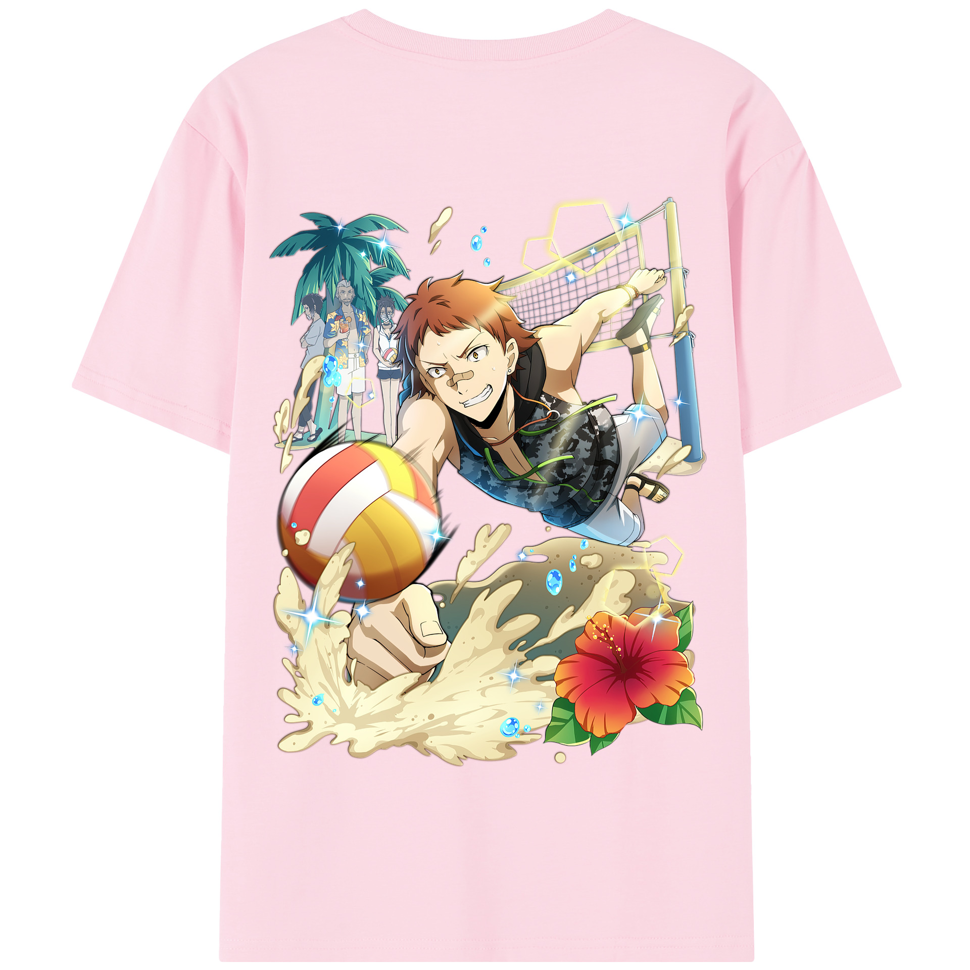 （画像用） 文豪ストレイドッグス Bungo Stray Dogs 綿100％半袖Tシャツ（背面プリント）