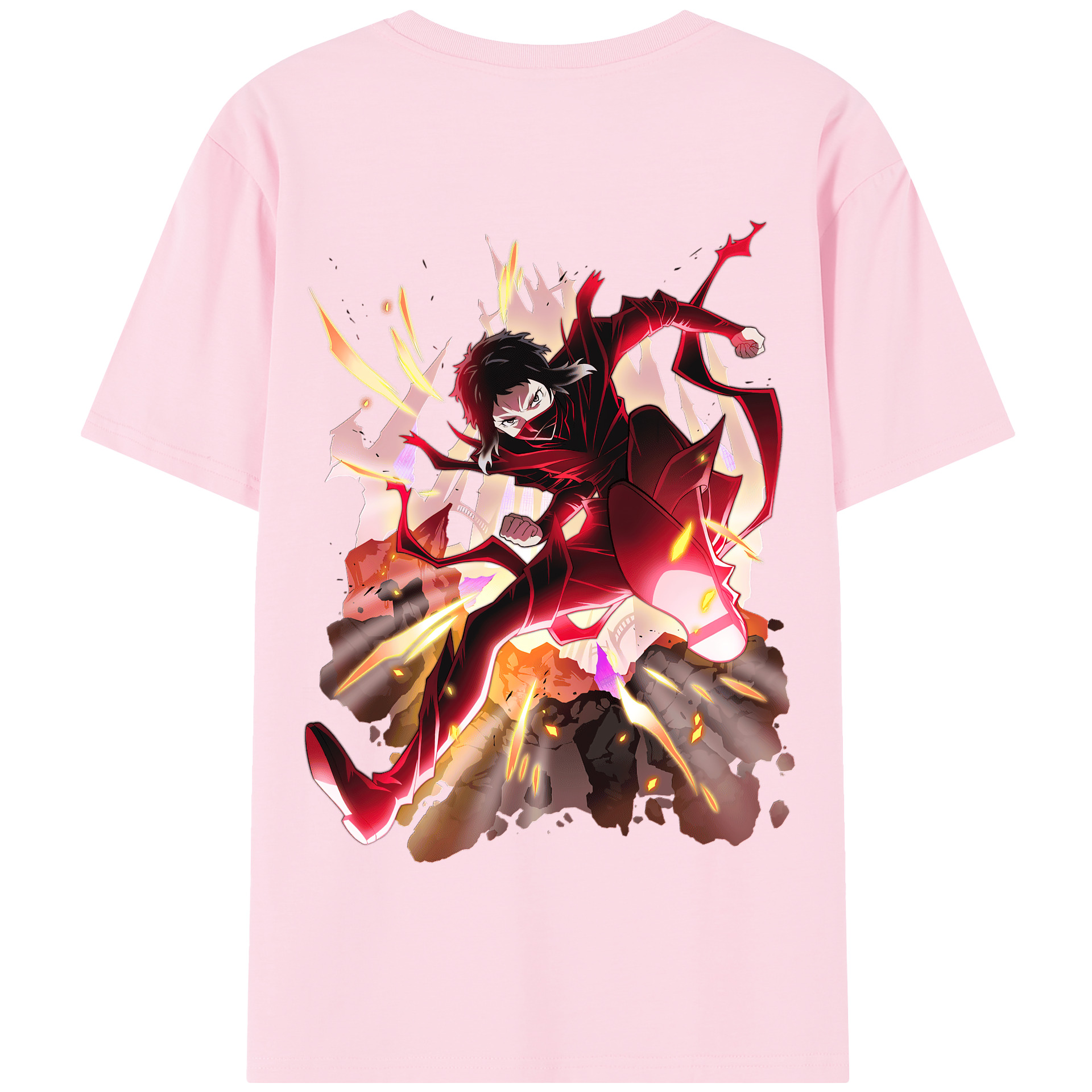 （画像用） 文豪ストレイドッグス Bungo Stray Dogs 綿100％半袖Tシャツ（背面プリント）