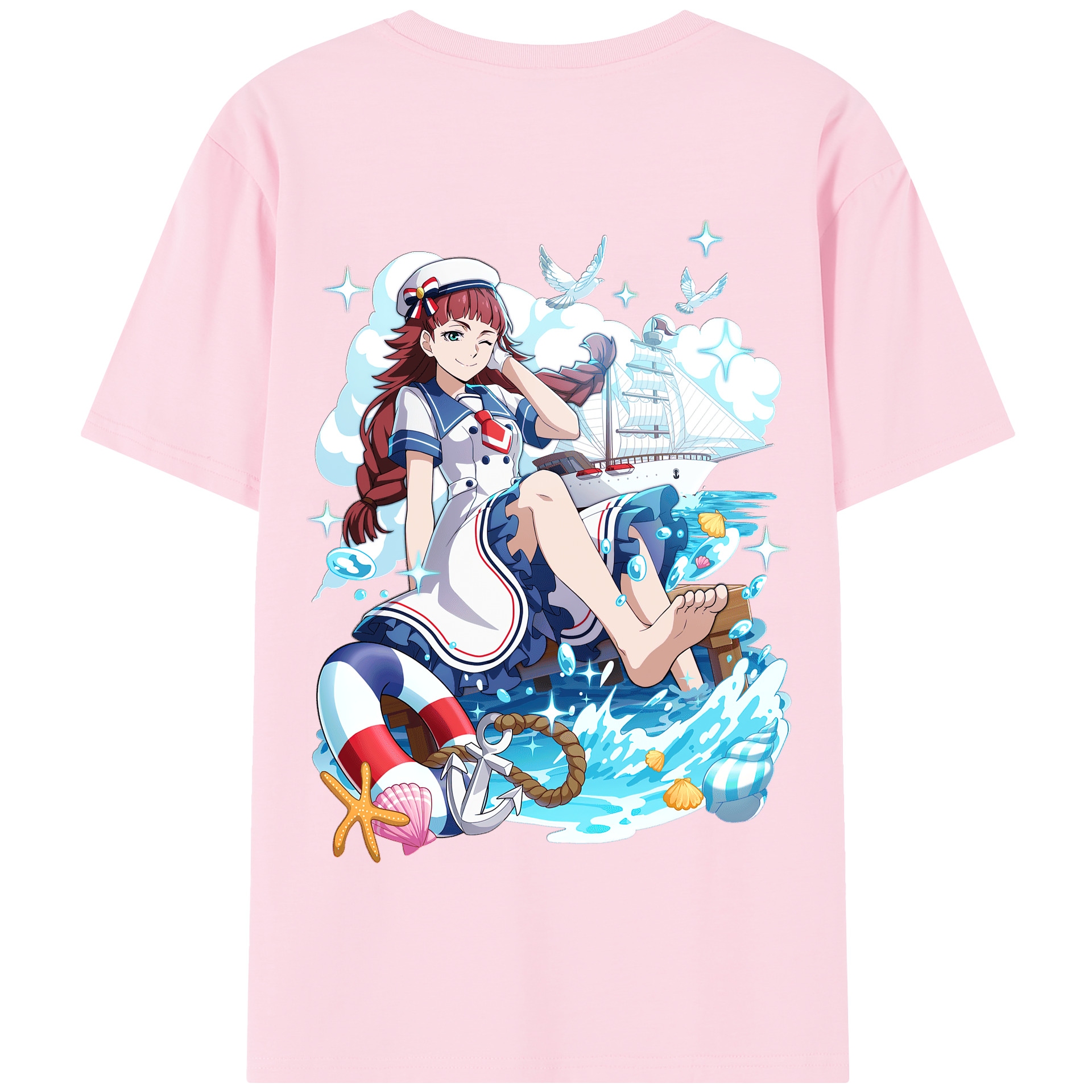 （画像用） 文豪ストレイドッグス Bungo Stray Dogs 綿100％半袖Tシャツ（背面プリント）