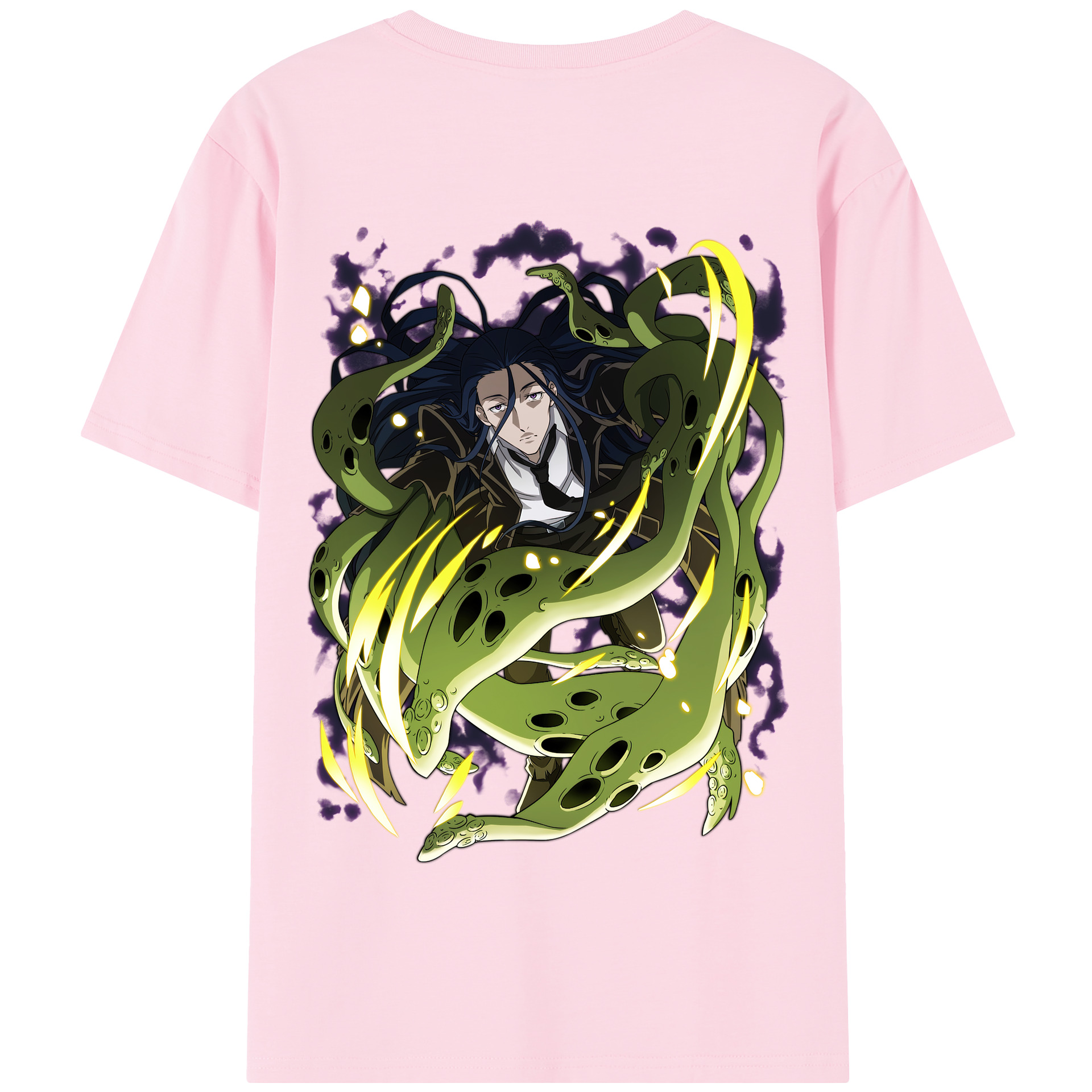 （画像用） 文豪ストレイドッグス Bungo Stray Dogs 綿100％半袖Tシャツ（背面プリント）