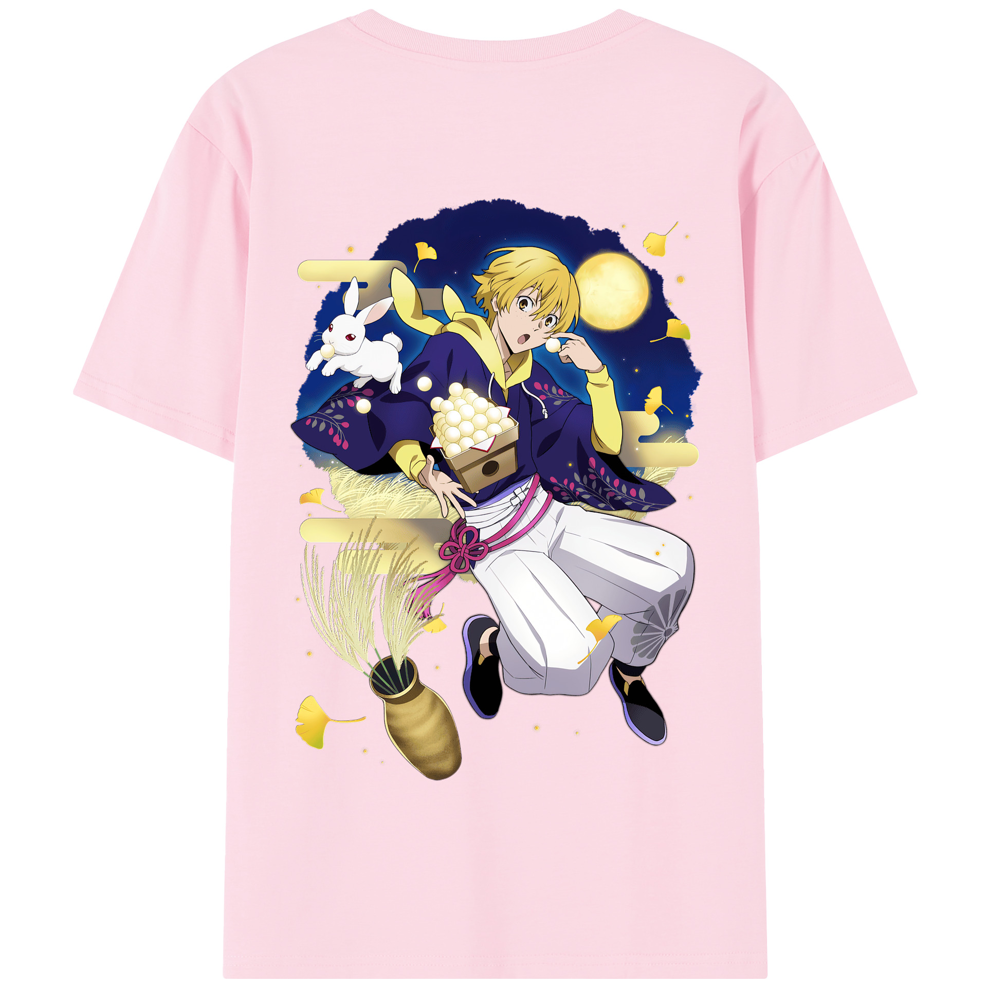（画像用） 文豪ストレイドッグス Bungo Stray Dogs 綿100％半袖Tシャツ（背面プリント）