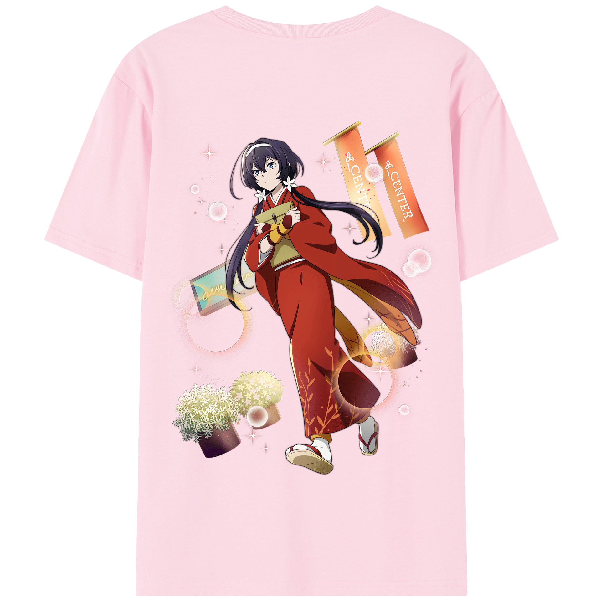 （画像用） 文豪ストレイドッグス Bungo Stray Dogs 綿100％半袖Tシャツ（背面プリント）