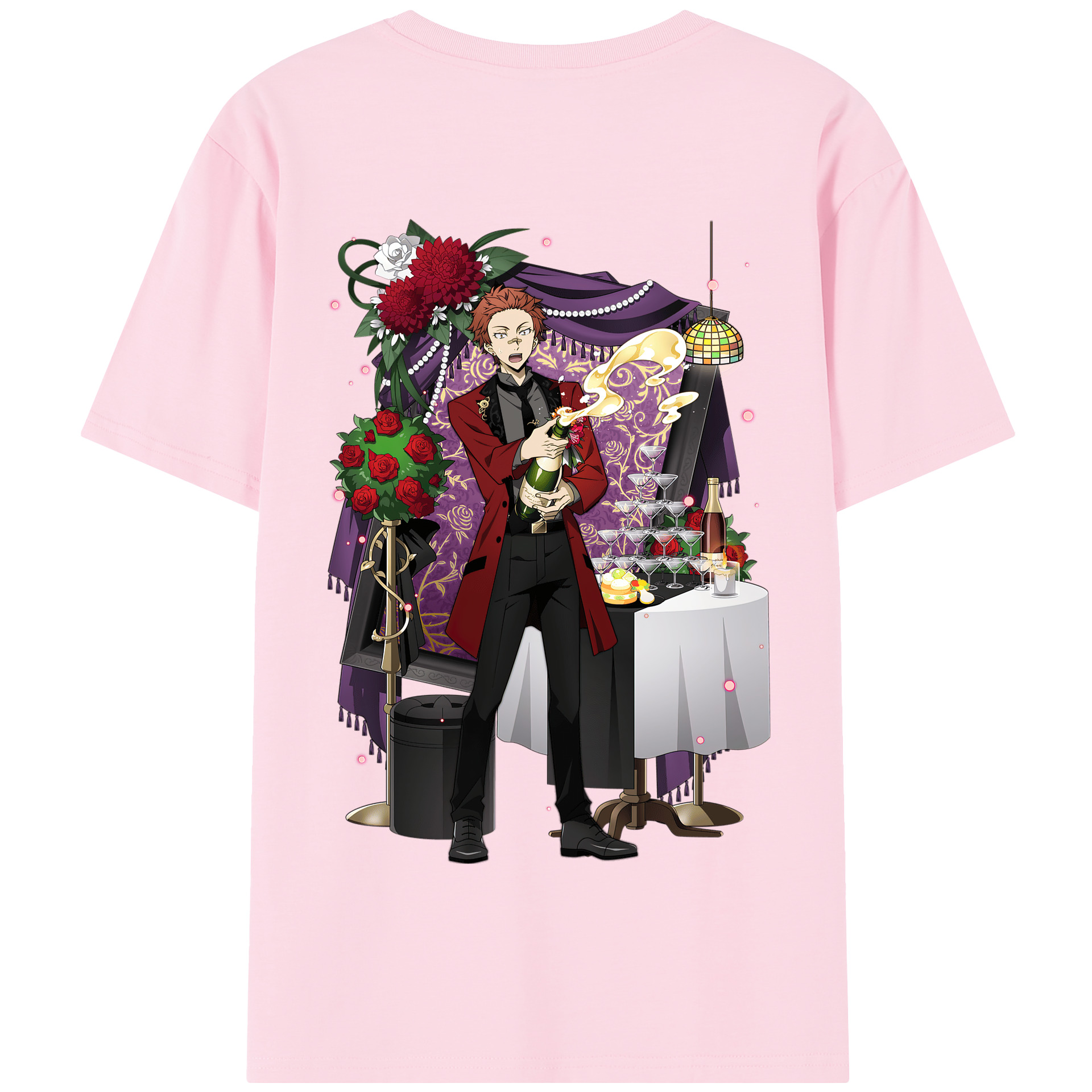 （画像用） 文豪ストレイドッグス Bungo Stray Dogs 綿100％半袖Tシャツ（背面プリント）