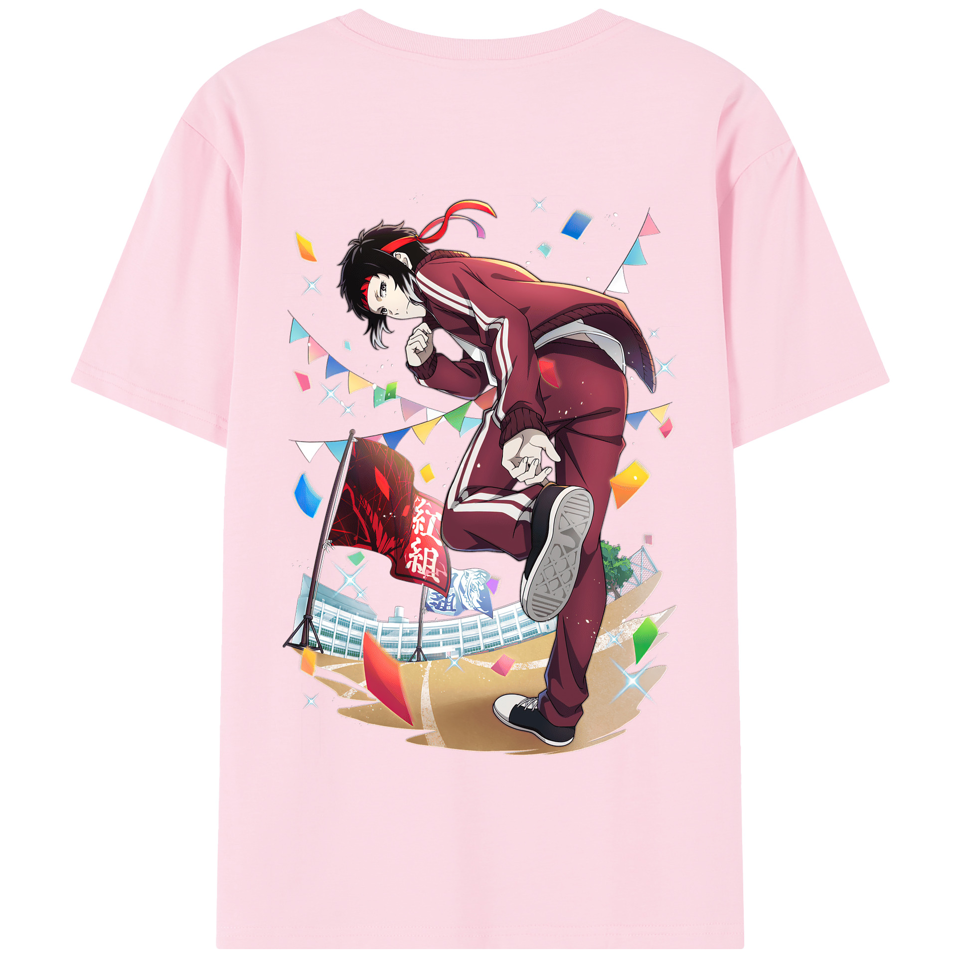（画像用） 文豪ストレイドッグス Bungo Stray Dogs 綿100％半袖Tシャツ（背面プリント）