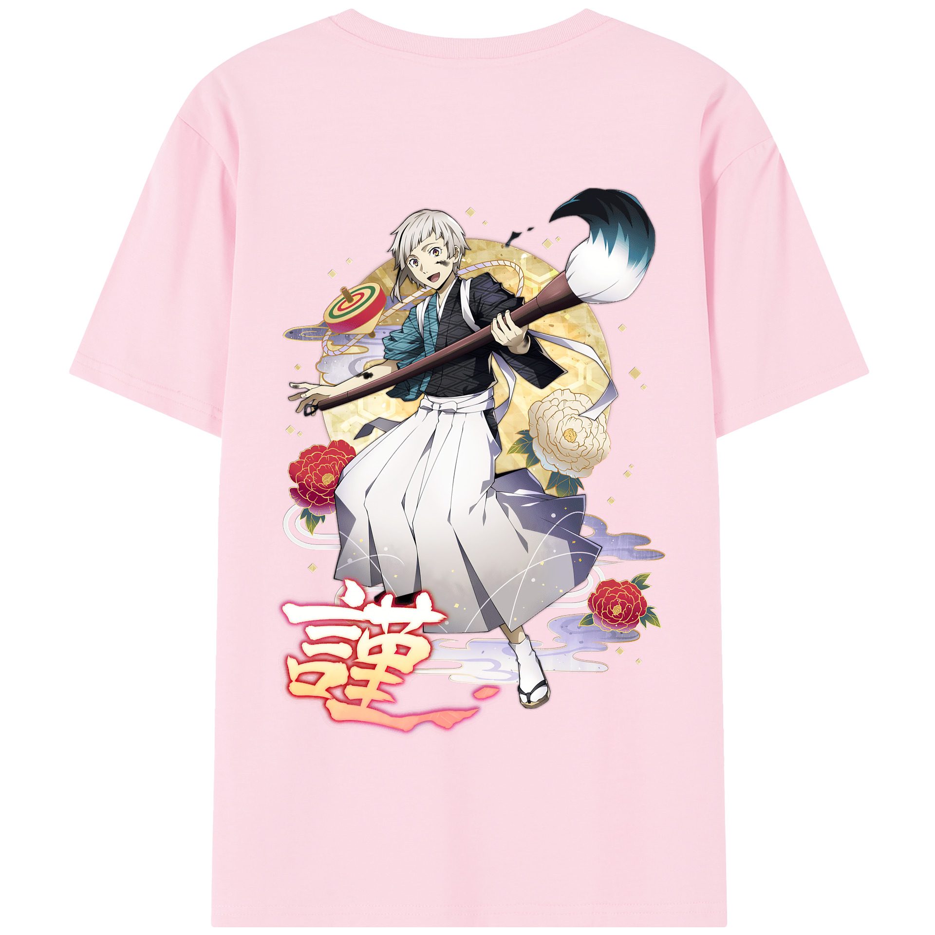 （画像用） 文豪ストレイドッグス Bungo Stray Dogs 綿100％半袖Tシャツ（背面プリント）