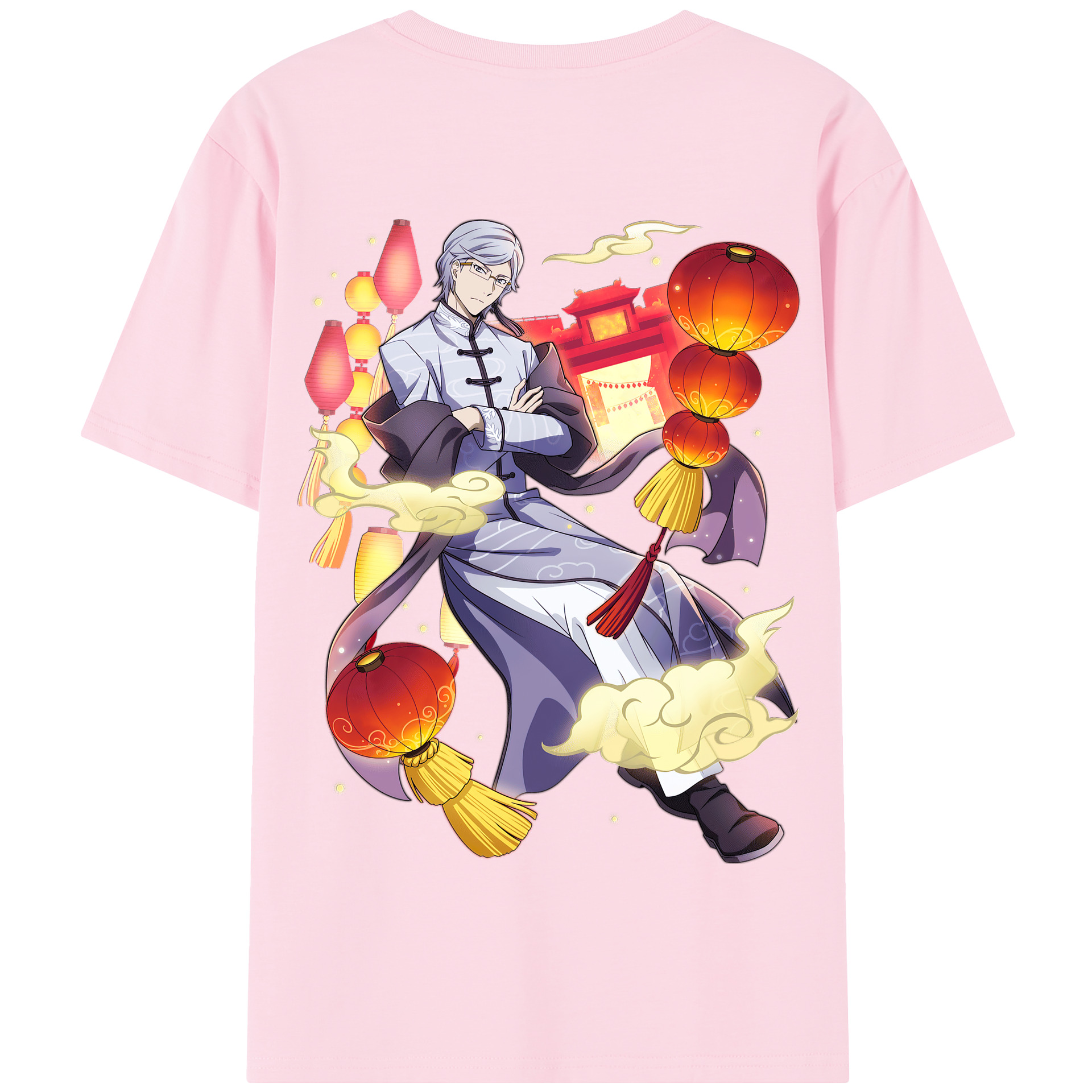 （画像用） 文豪ストレイドッグス Bungo Stray Dogs 綿100％半袖Tシャツ（背面プリント）