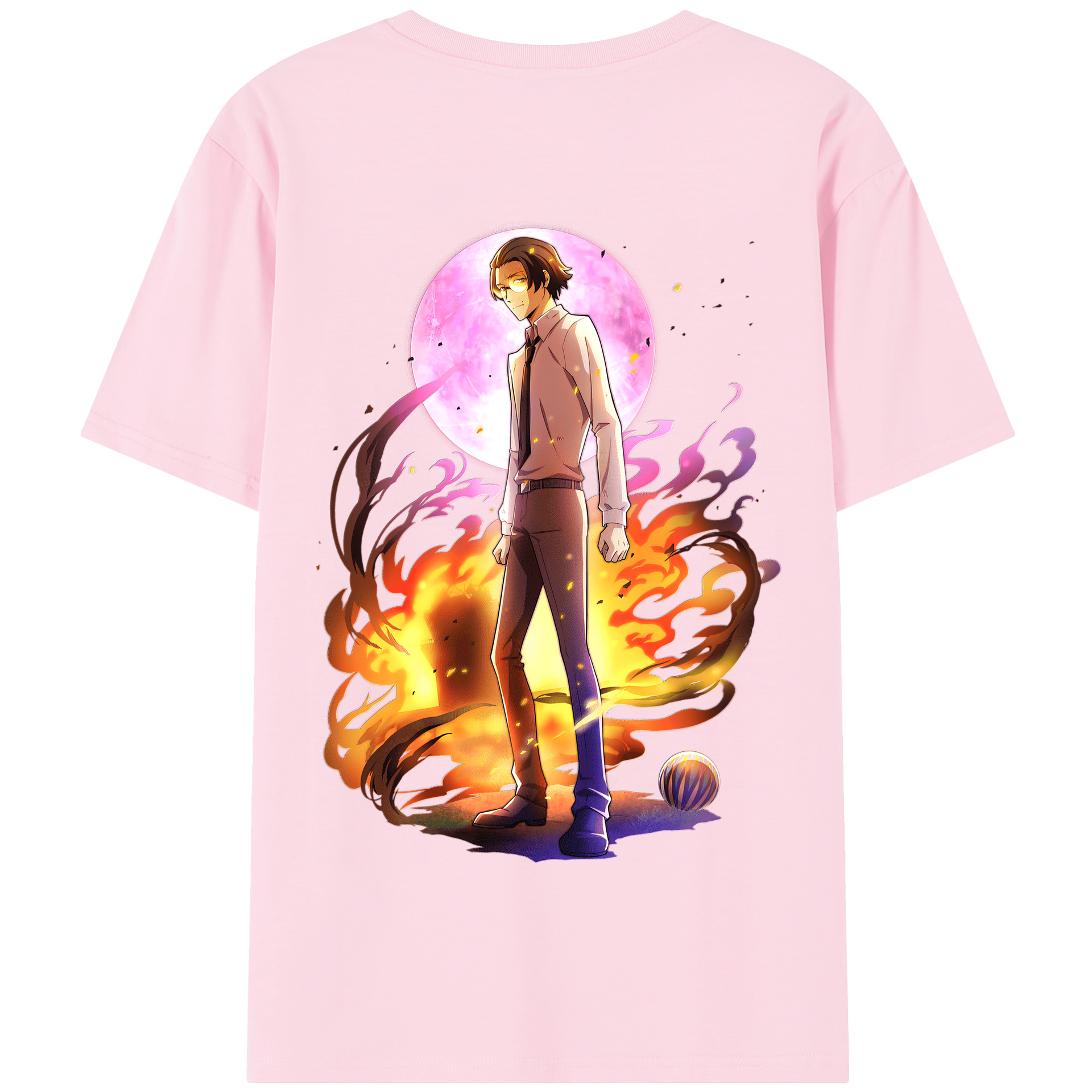 （画像用） 文豪ストレイドッグス Bungo Stray Dogs 綿100％半袖Tシャツ（背面プリント）
