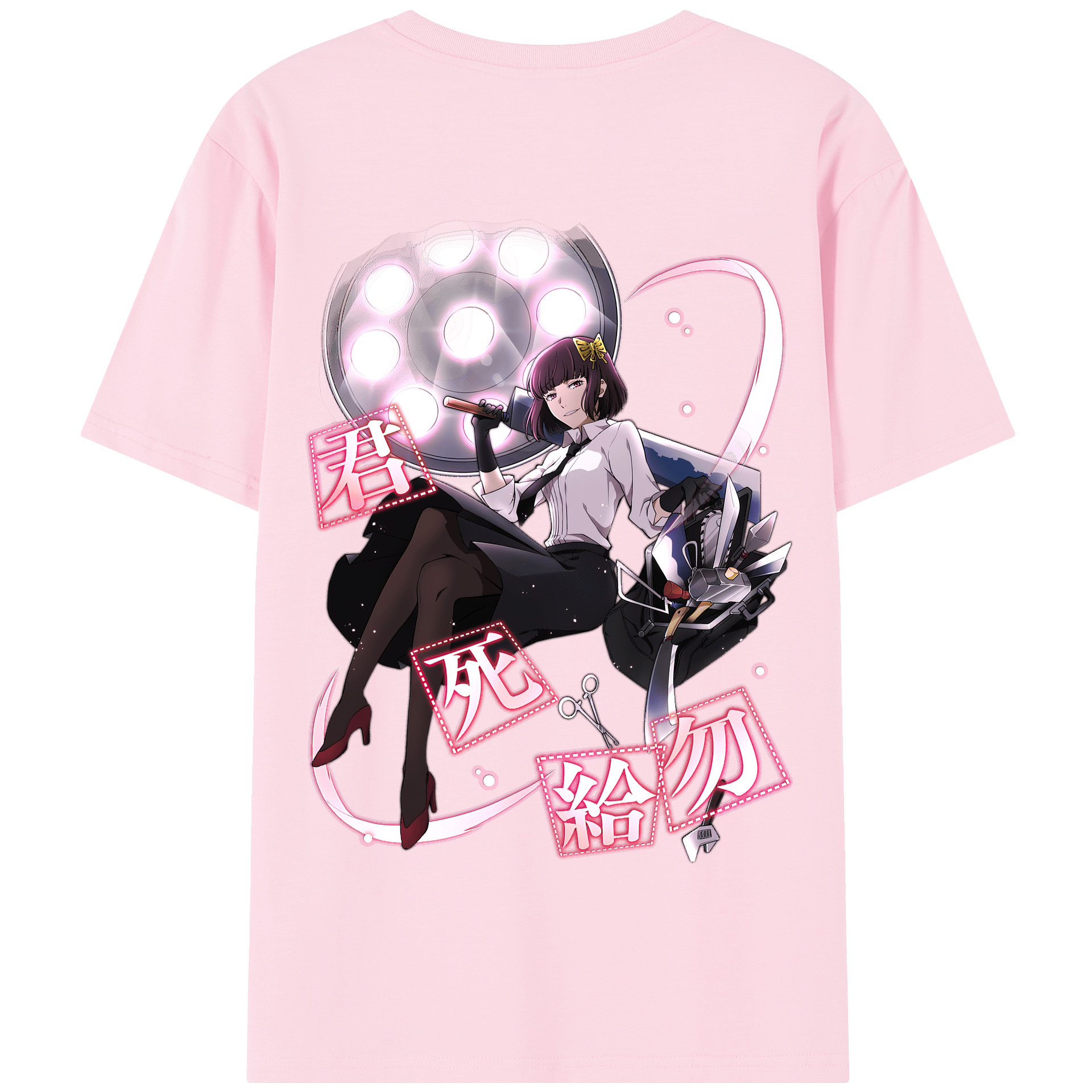 （画像用） 文豪ストレイドッグス Bungo Stray Dogs 綿100％半袖Tシャツ（背面プリント）
