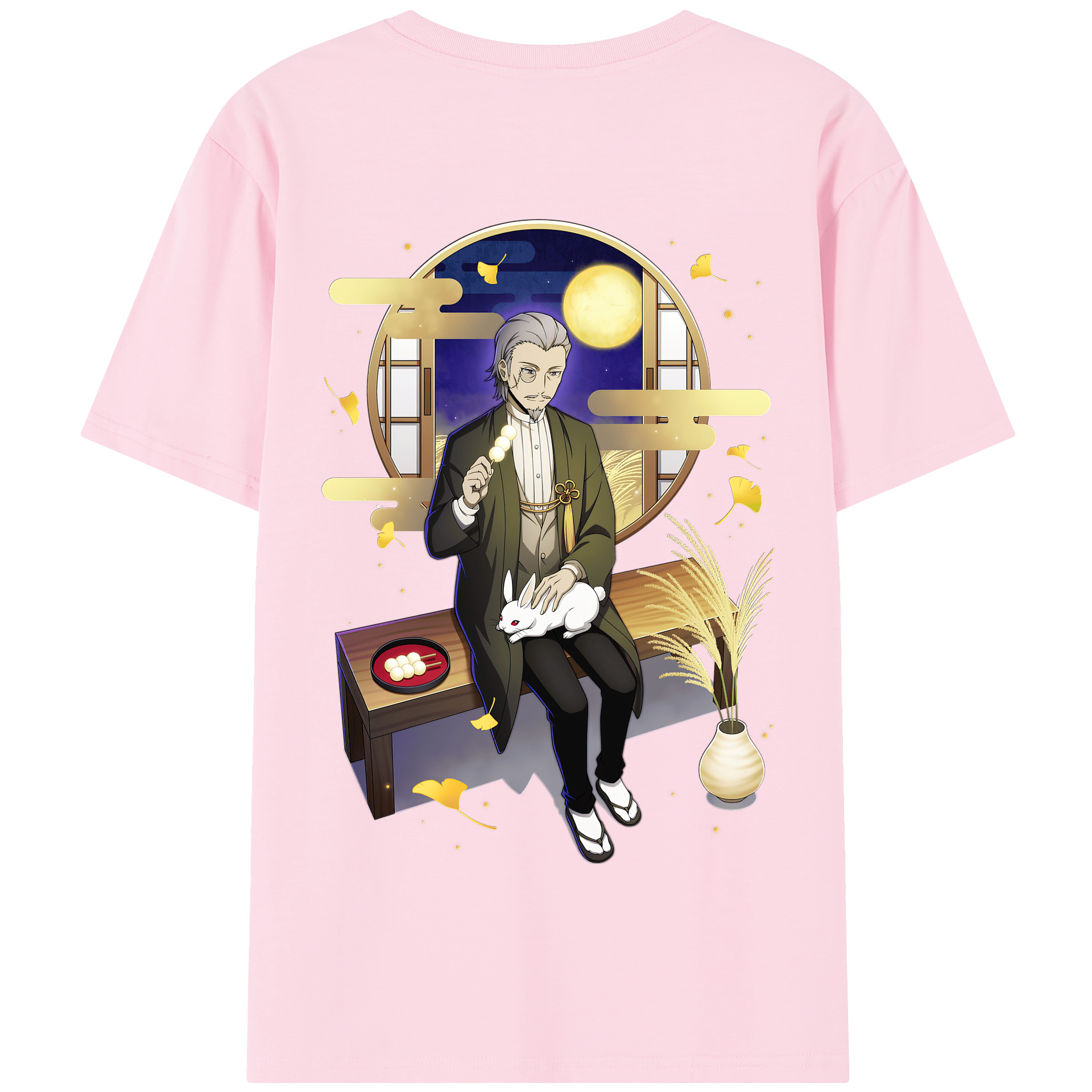 （画像用） 文豪ストレイドッグス Bungo Stray Dogs 綿100％半袖Tシャツ（背面プリント）