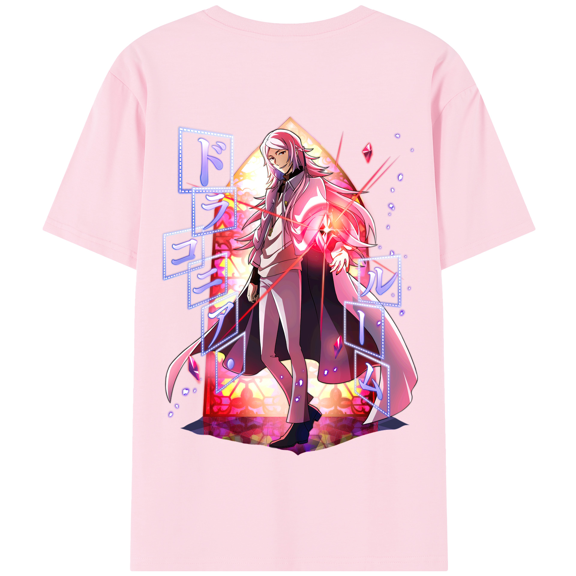 （画像用） 文豪ストレイドッグス Bungo Stray Dogs 綿100％半袖Tシャツ（背面プリント）