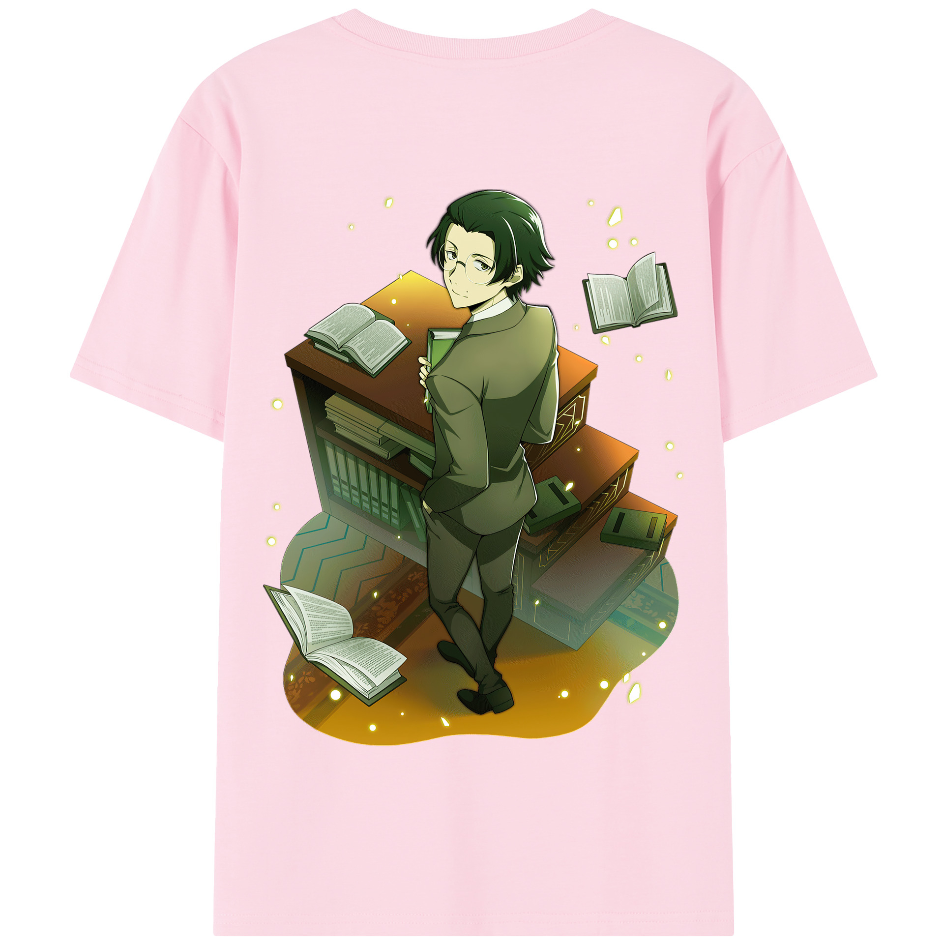 （画像用） 文豪ストレイドッグス Bungo Stray Dogs 綿100％半袖Tシャツ（背面プリント）