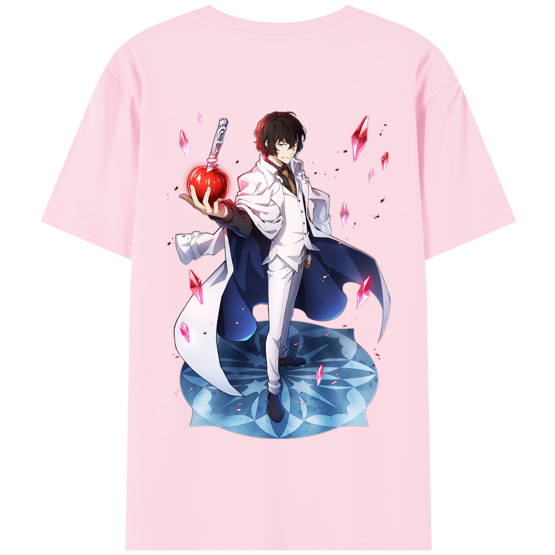 （画像用） 文豪ストレイドッグス Bungo Stray Dogs 綿100％半袖Tシャツ（背面プリント）
