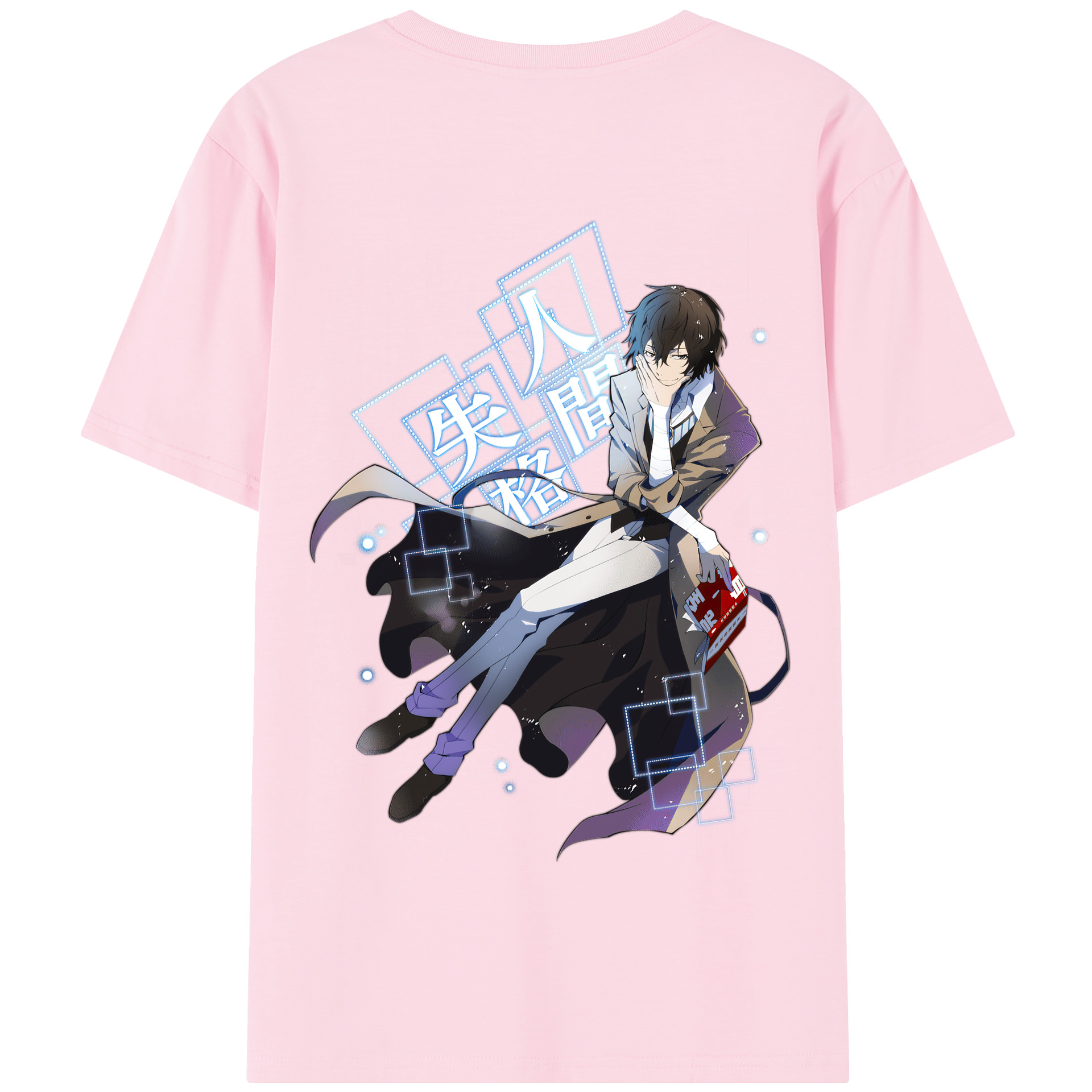 （画像用） 文豪ストレイドッグス Bungo Stray Dogs 綿100％半袖Tシャツ（背面プリント）