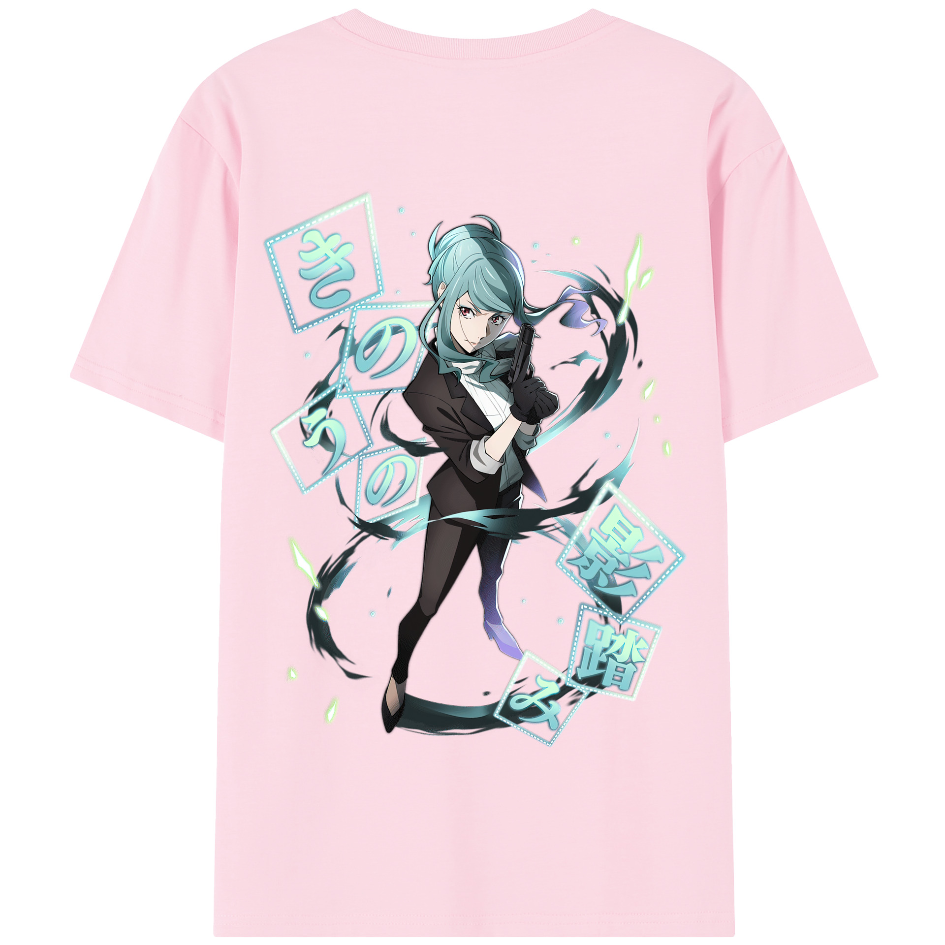 （画像用） 文豪ストレイドッグス Bungo Stray Dogs 綿100％半袖Tシャツ（背面プリント）