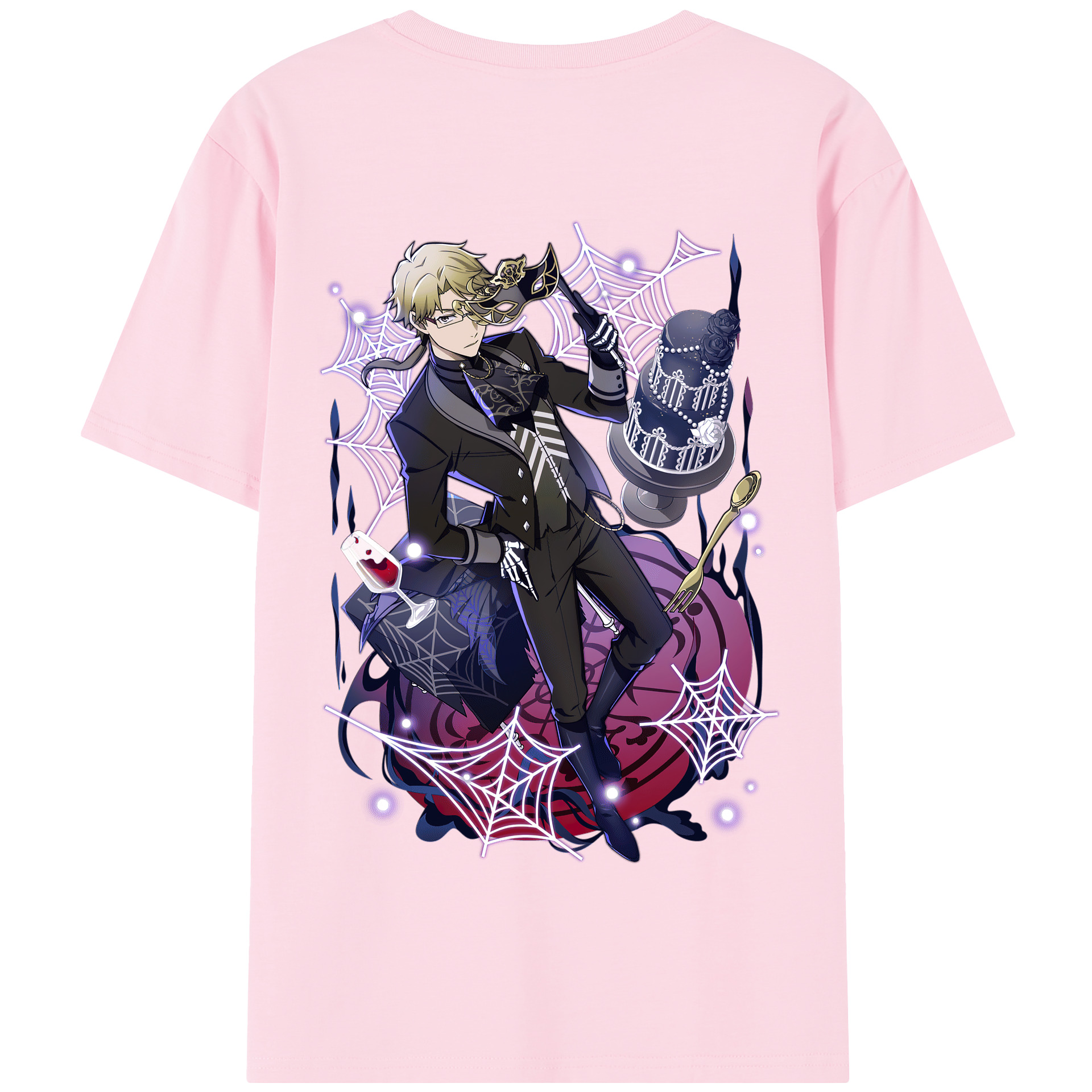 （画像用） 文豪ストレイドッグス Bungo Stray Dogs 綿100％半袖Tシャツ（背面プリント）