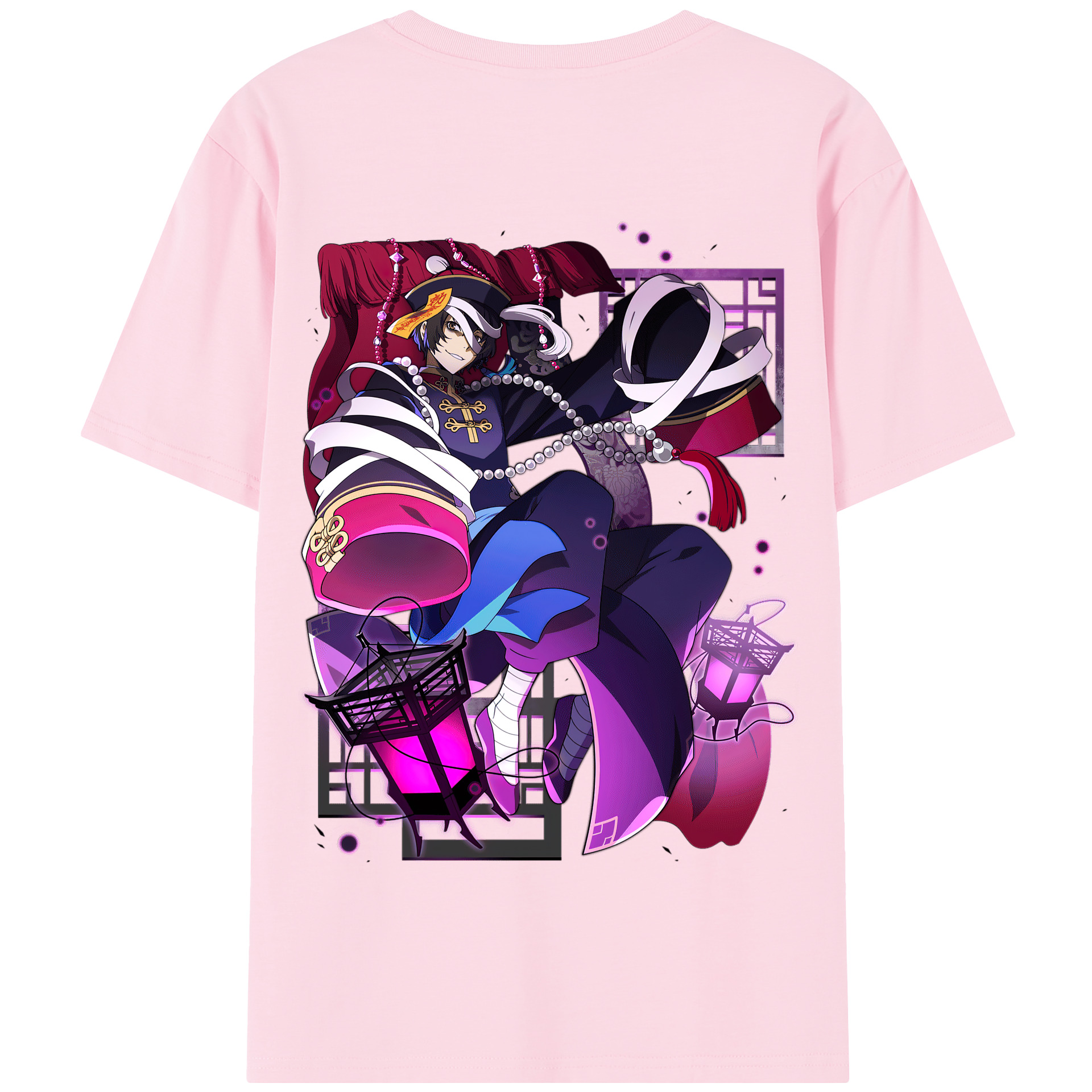 （画像用） 文豪ストレイドッグス Bungo Stray Dogs 綿100％半袖Tシャツ（背面プリント）