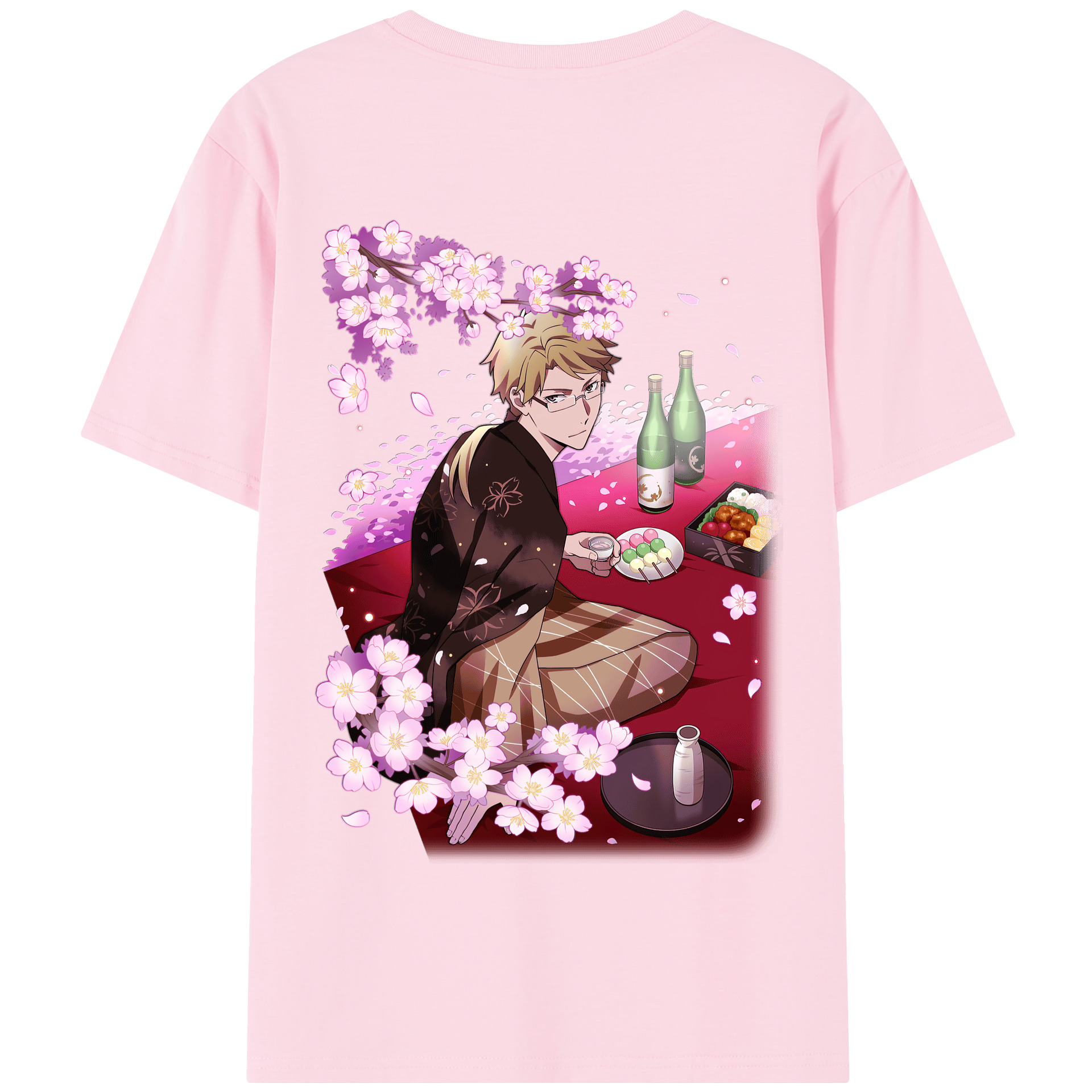 （画像用） 文豪ストレイドッグス Bungo Stray Dogs 綿100％半袖Tシャツ（背面プリント）