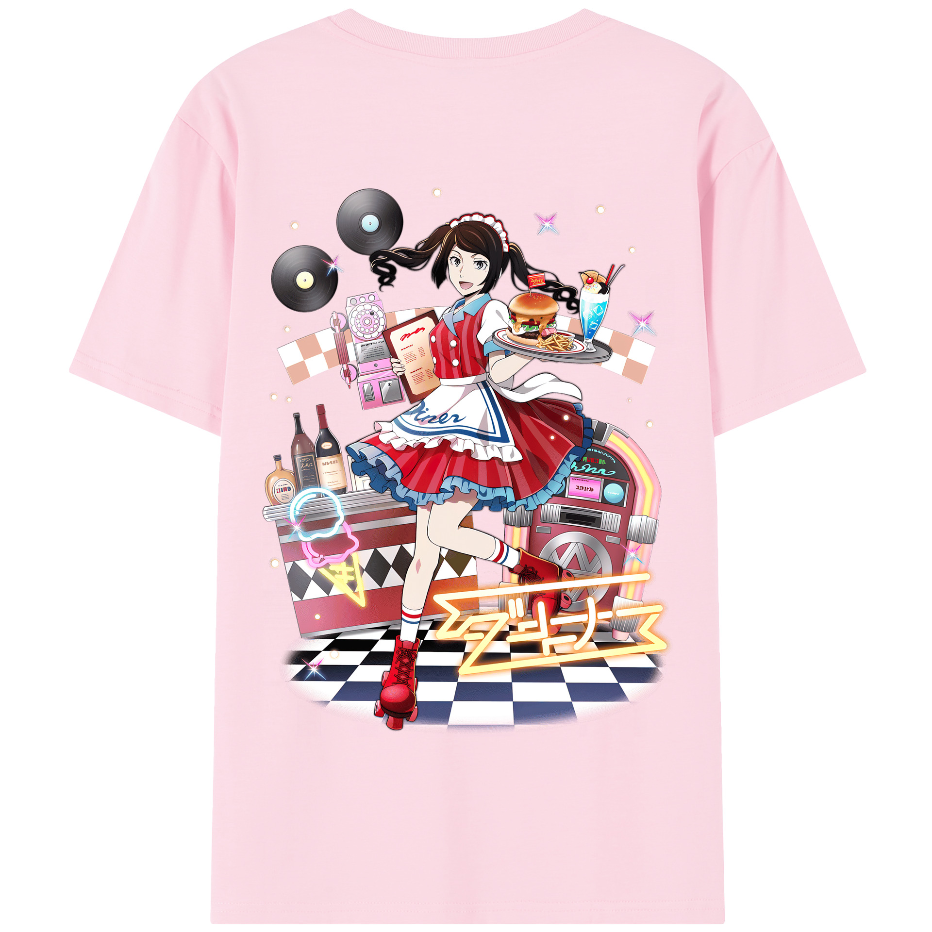 （画像用） 文豪ストレイドッグス Bungo Stray Dogs 綿100％半袖Tシャツ（背面プリント）