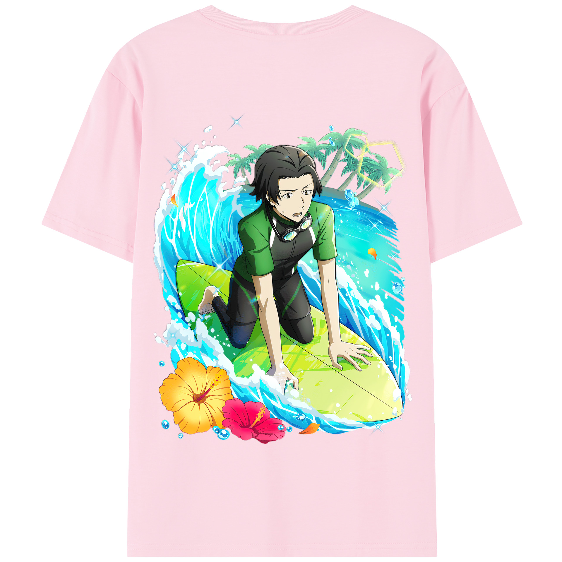 （画像用） 文豪ストレイドッグス Bungo Stray Dogs 綿100％半袖Tシャツ（背面プリント）