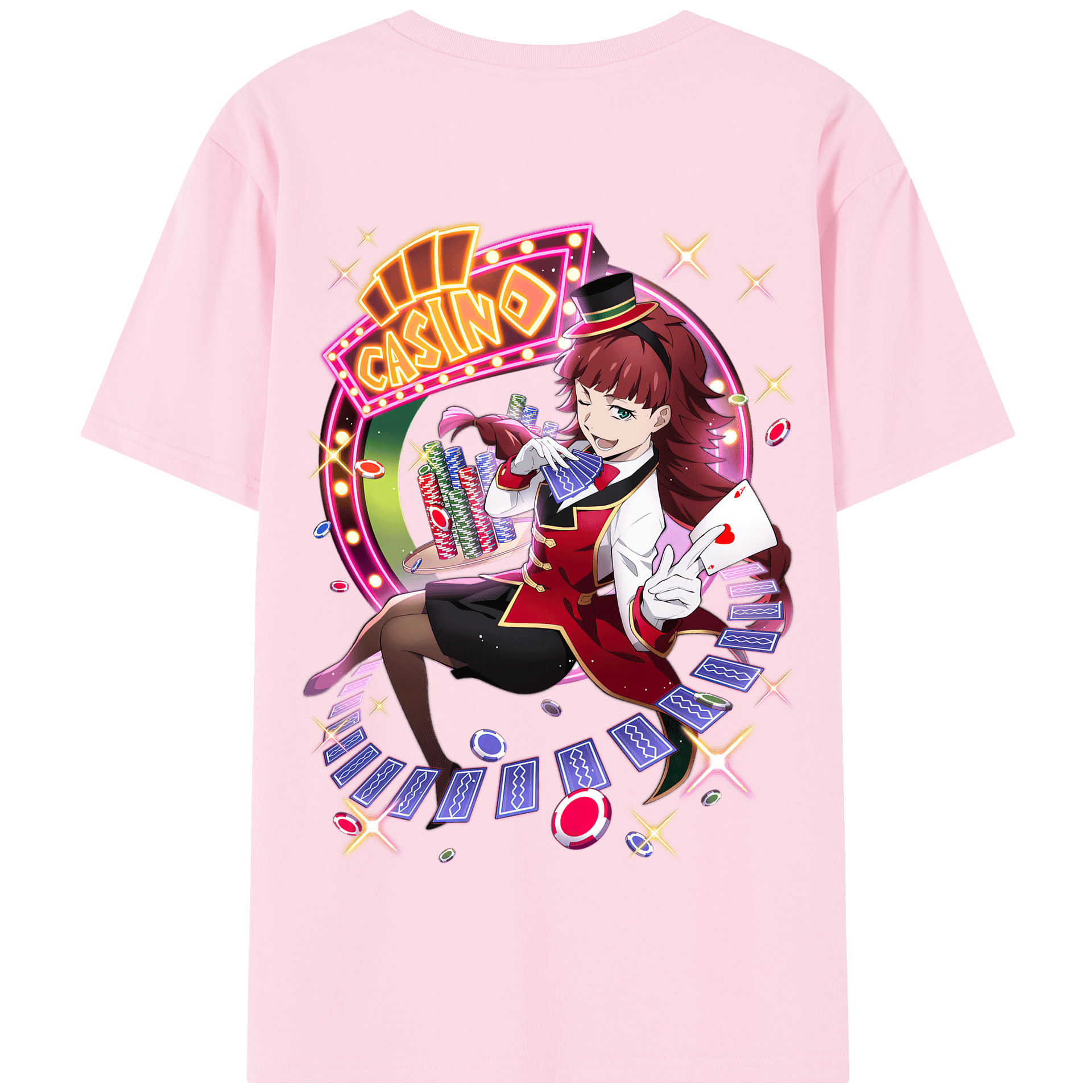 （画像用） 文豪ストレイドッグス Bungo Stray Dogs 綿100％半袖Tシャツ（背面プリント）
