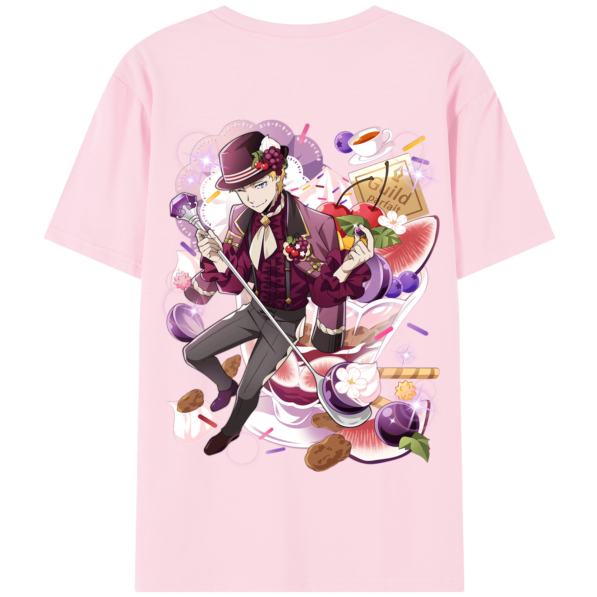 （画像用） 文豪ストレイドッグス Bungo Stray Dogs 綿100％半袖Tシャツ（背面プリント）