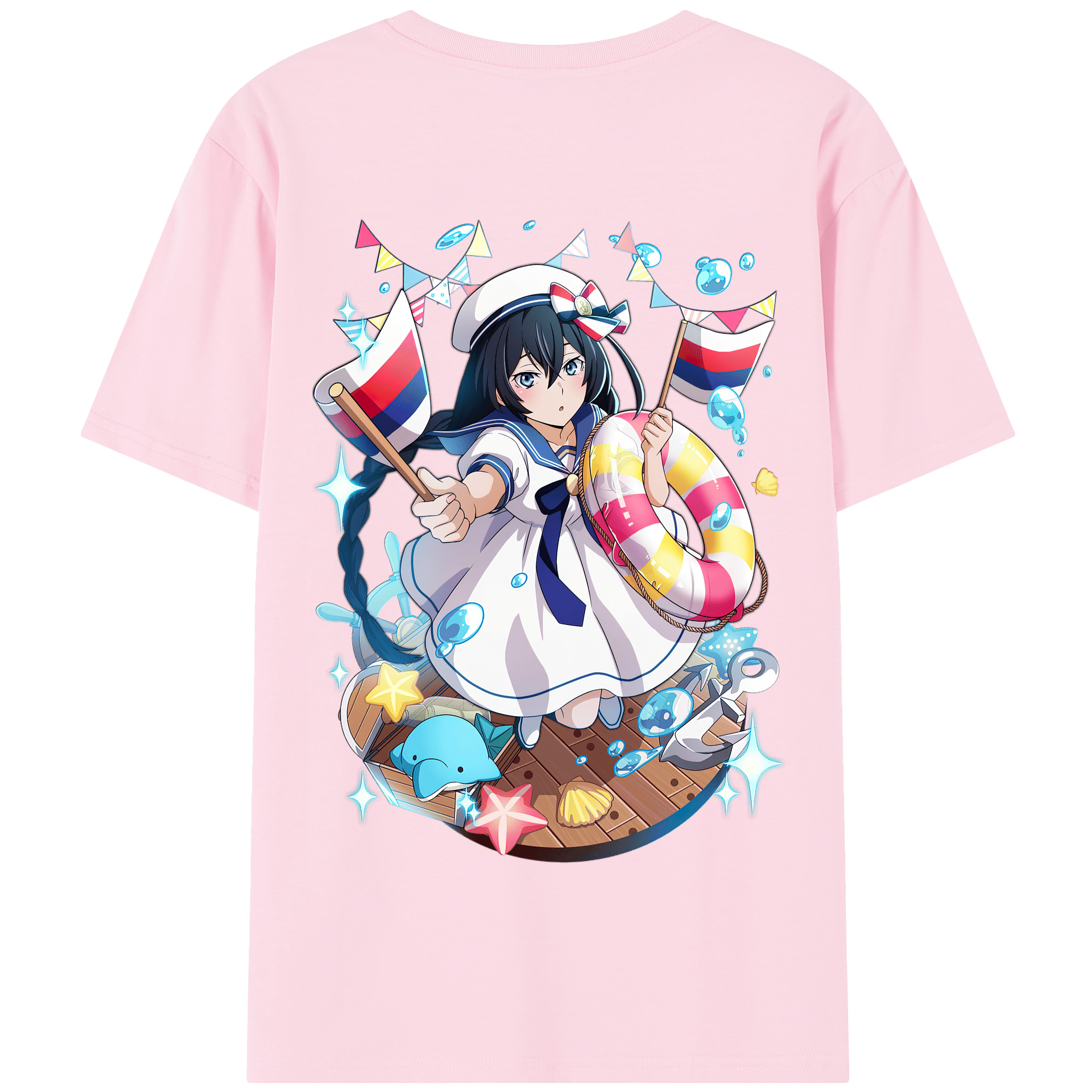 （画像用） 文豪ストレイドッグス Bungo Stray Dogs 綿100％半袖Tシャツ（背面プリント）