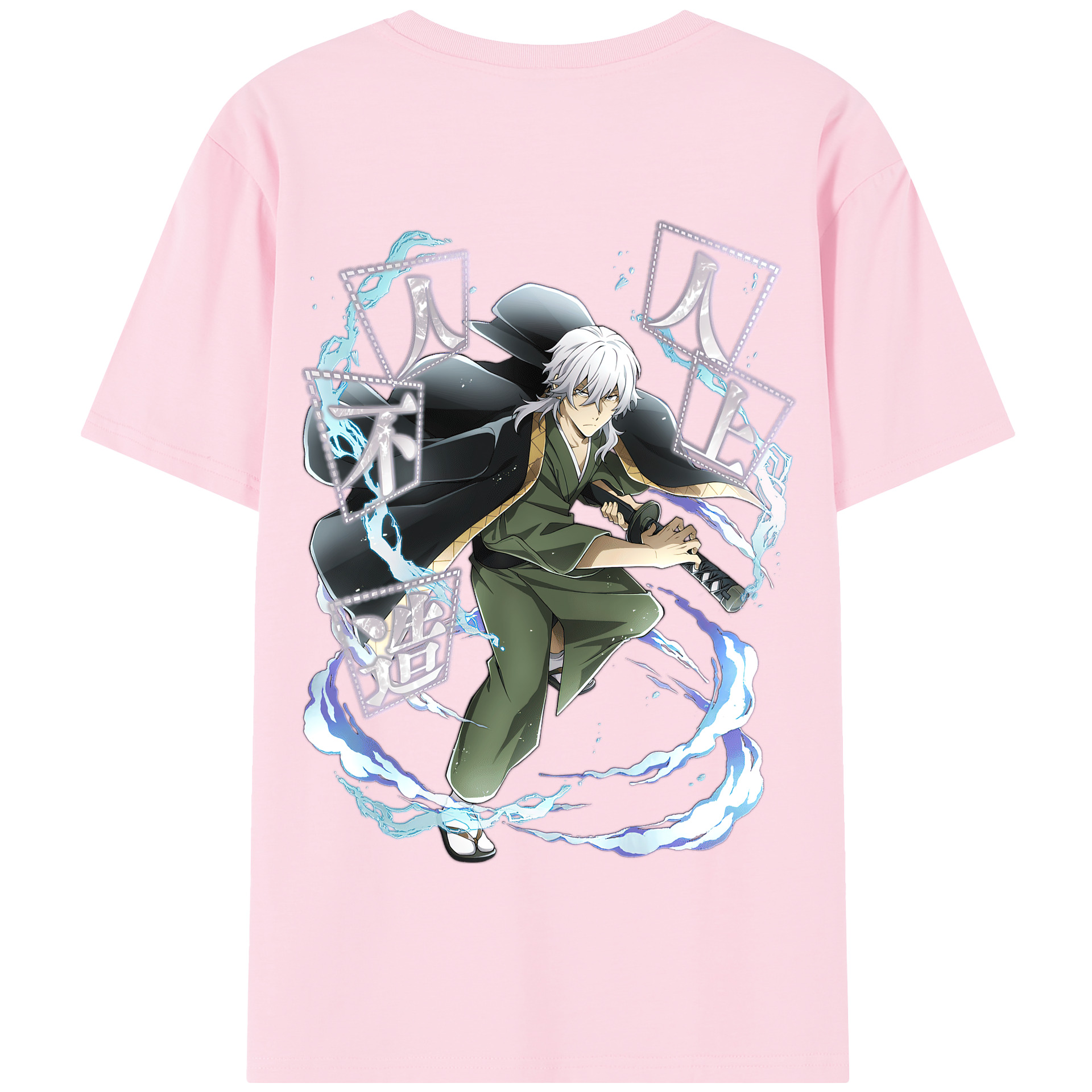 （画像用） 文豪ストレイドッグス Bungo Stray Dogs 綿100％半袖Tシャツ（背面プリント）