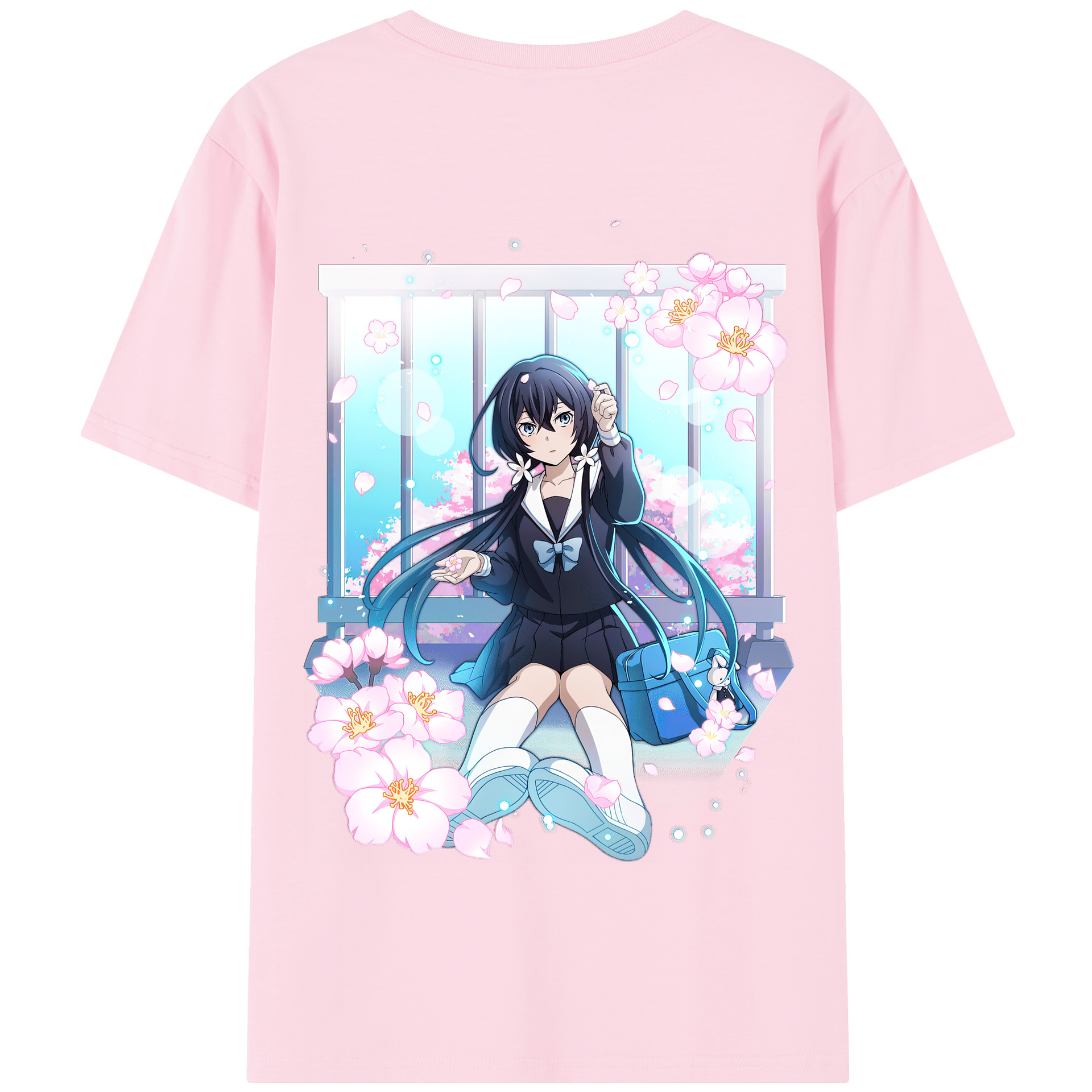 （画像用） 文豪ストレイドッグス Bungo Stray Dogs 綿100％半袖Tシャツ（背面プリント）