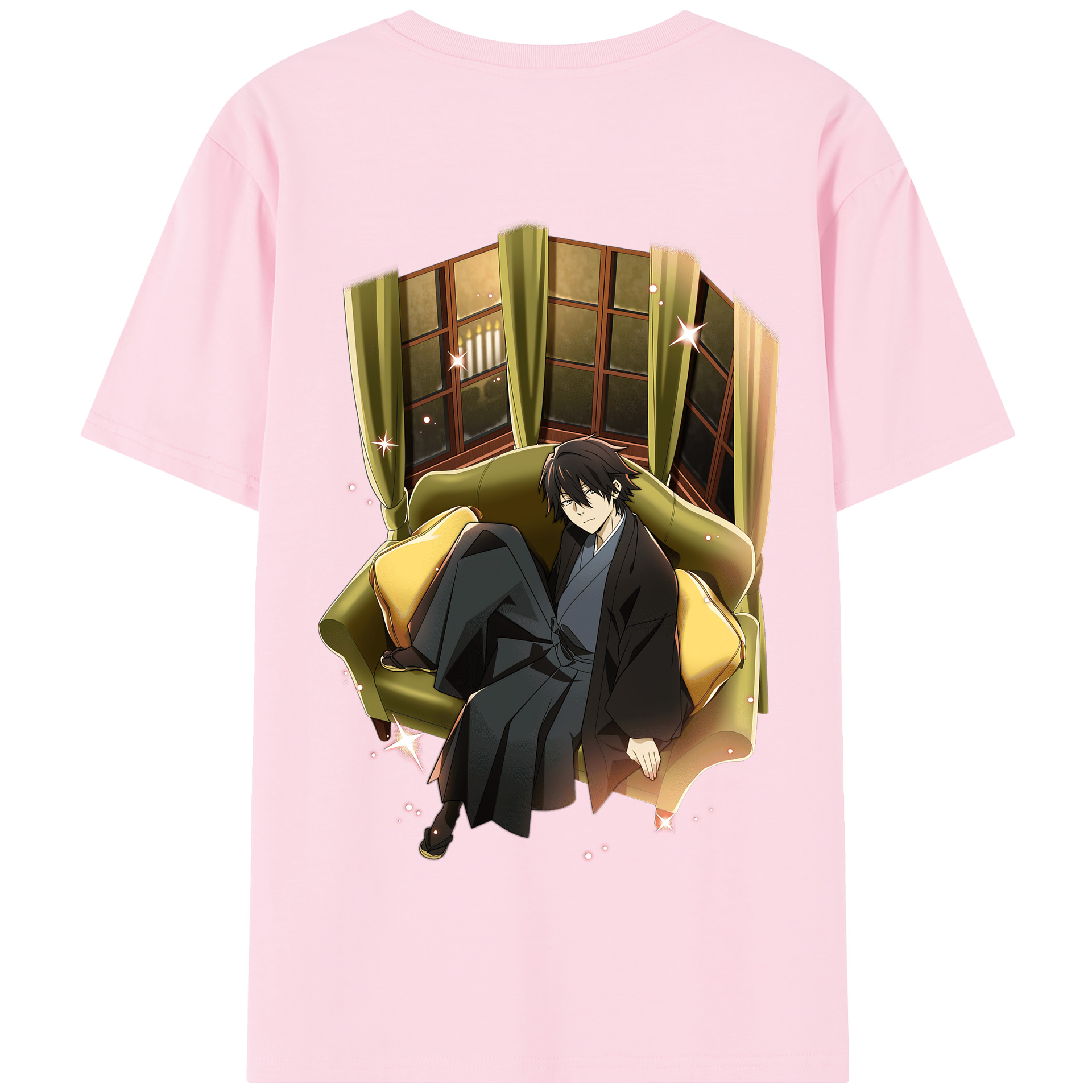 （画像用） 文豪ストレイドッグス Bungo Stray Dogs 綿100％半袖Tシャツ（背面プリント）