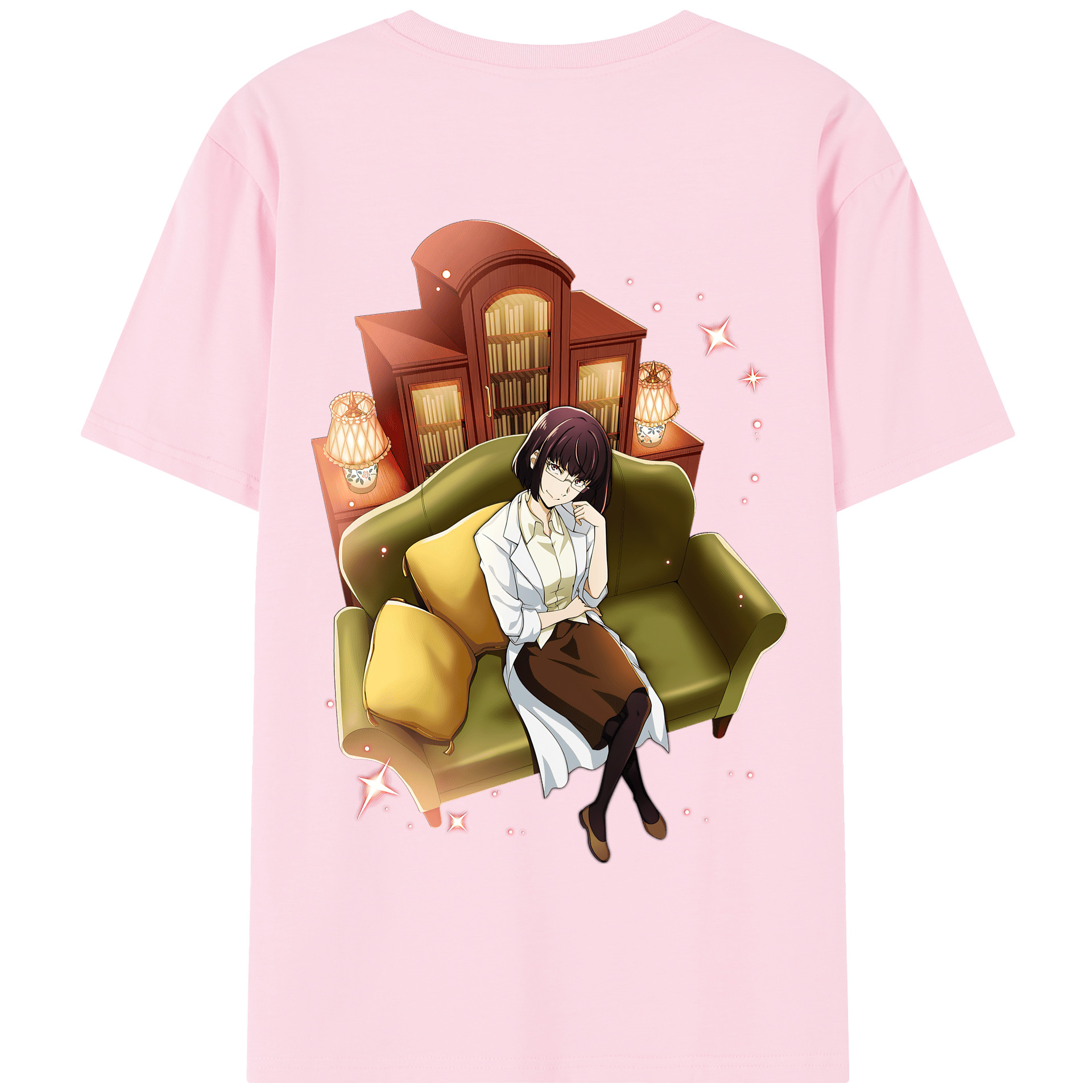 （画像用） 文豪ストレイドッグス Bungo Stray Dogs 綿100％半袖Tシャツ（背面プリント）