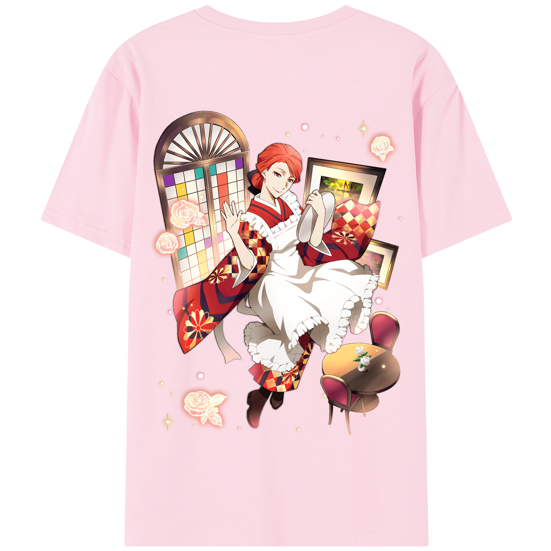 （画像用） 文豪ストレイドッグス Bungo Stray Dogs 綿100％半袖Tシャツ（背面プリント）